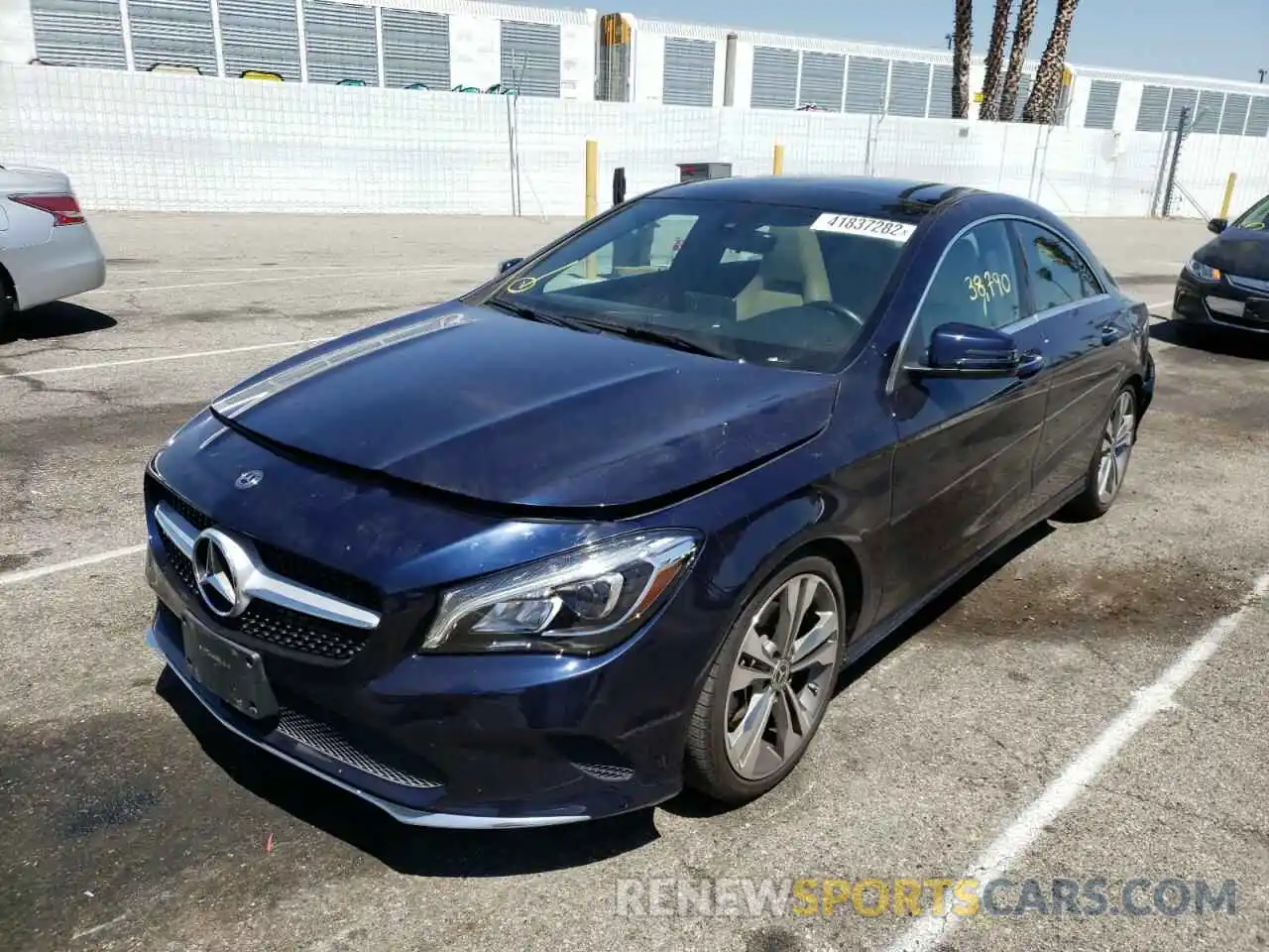 2 Photograph of a damaged car WDDSJ4EB3KN733792 MERCEDES-BENZ CLA-CLASS 2019