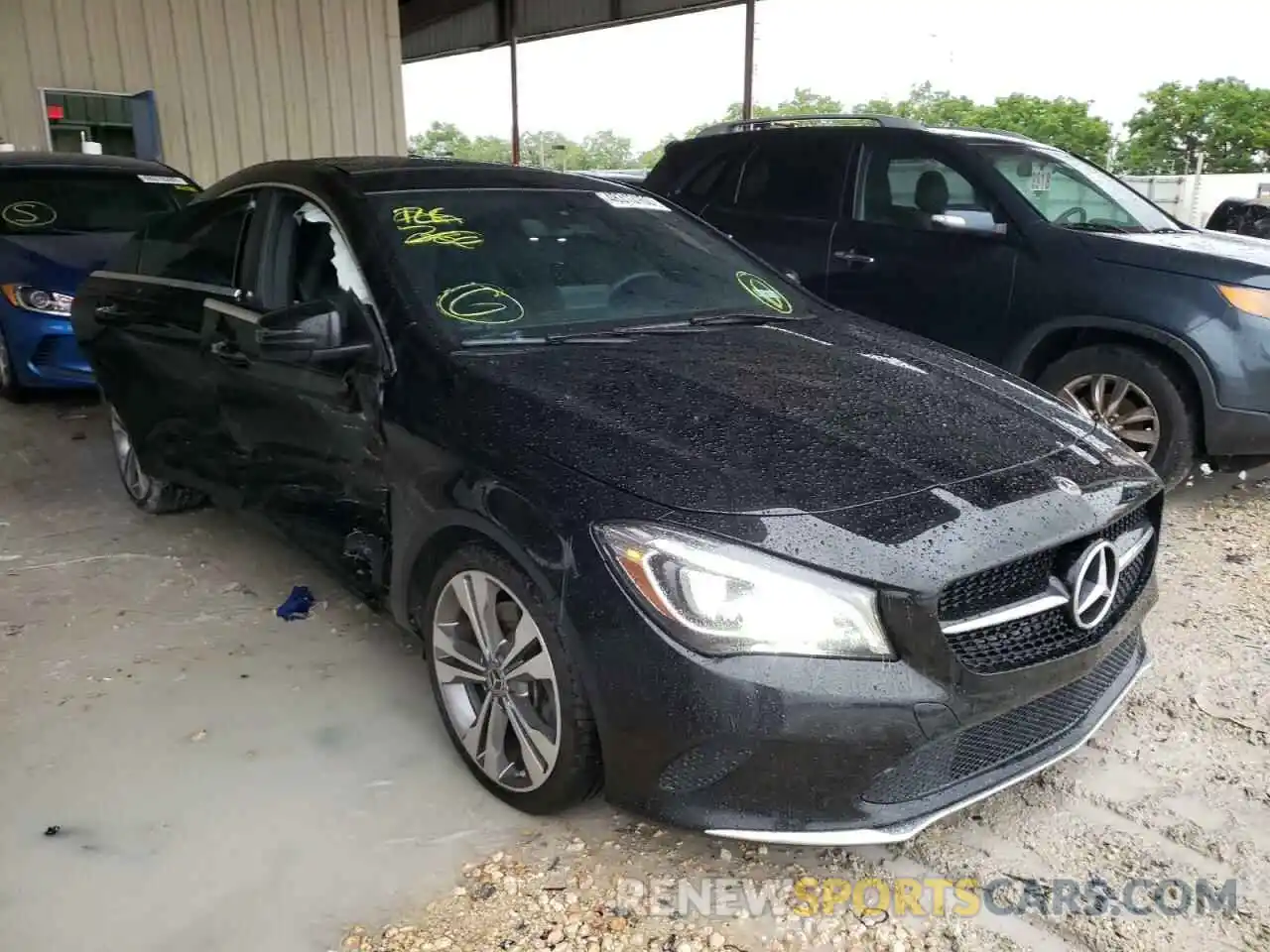 1 Photograph of a damaged car WDDSJ4EB3KN744176 MERCEDES-BENZ CLA-CLASS 2019