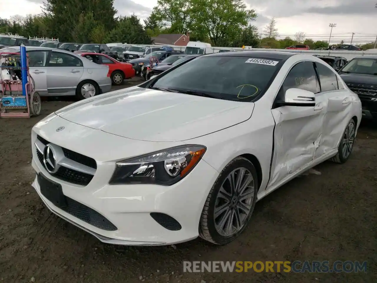 2 Photograph of a damaged car WDDSJ4EB3KN746316 MERCEDES-BENZ CLA-CLASS 2019