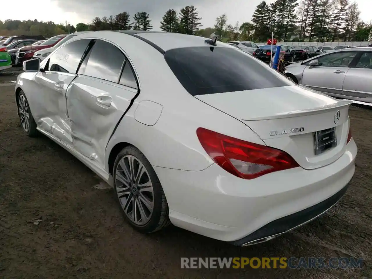 3 Photograph of a damaged car WDDSJ4EB3KN746316 MERCEDES-BENZ CLA-CLASS 2019