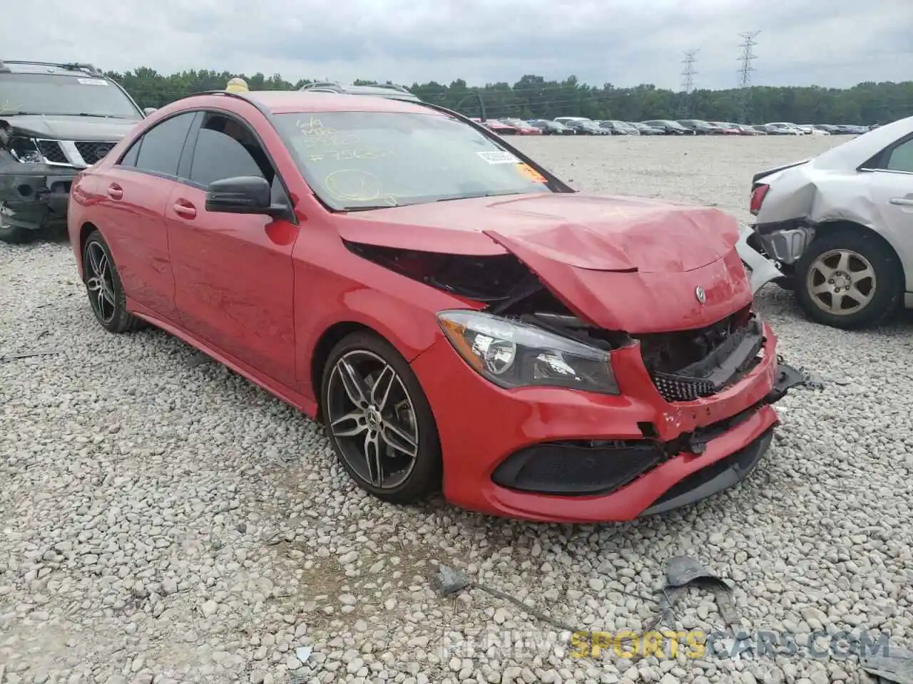 1 Photograph of a damaged car WDDSJ4EB3KN756358 MERCEDES-BENZ CLA-CLASS 2019