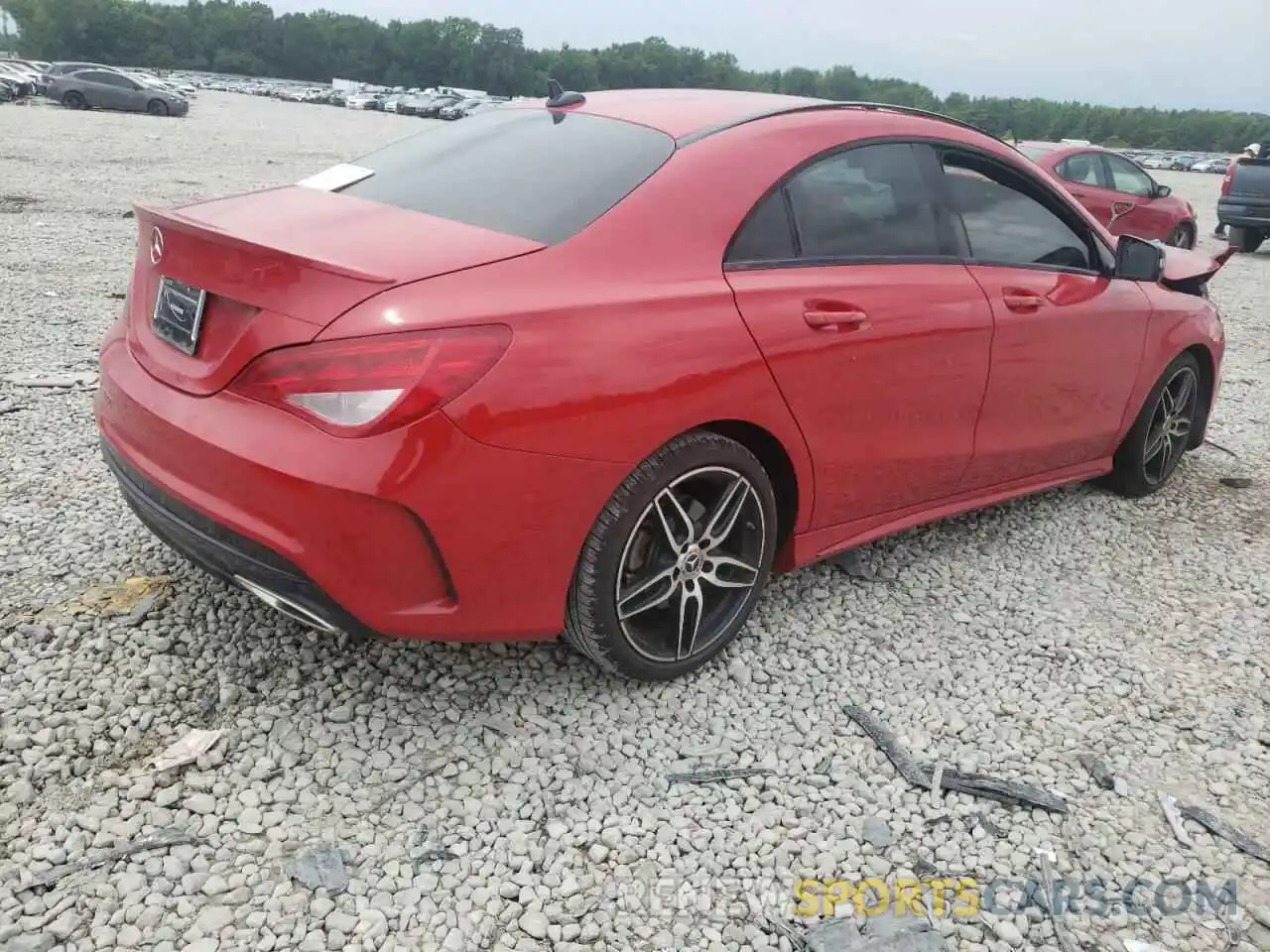 4 Фотография поврежденного автомобиля WDDSJ4EB3KN756358 MERCEDES-BENZ CLA-CLASS 2019