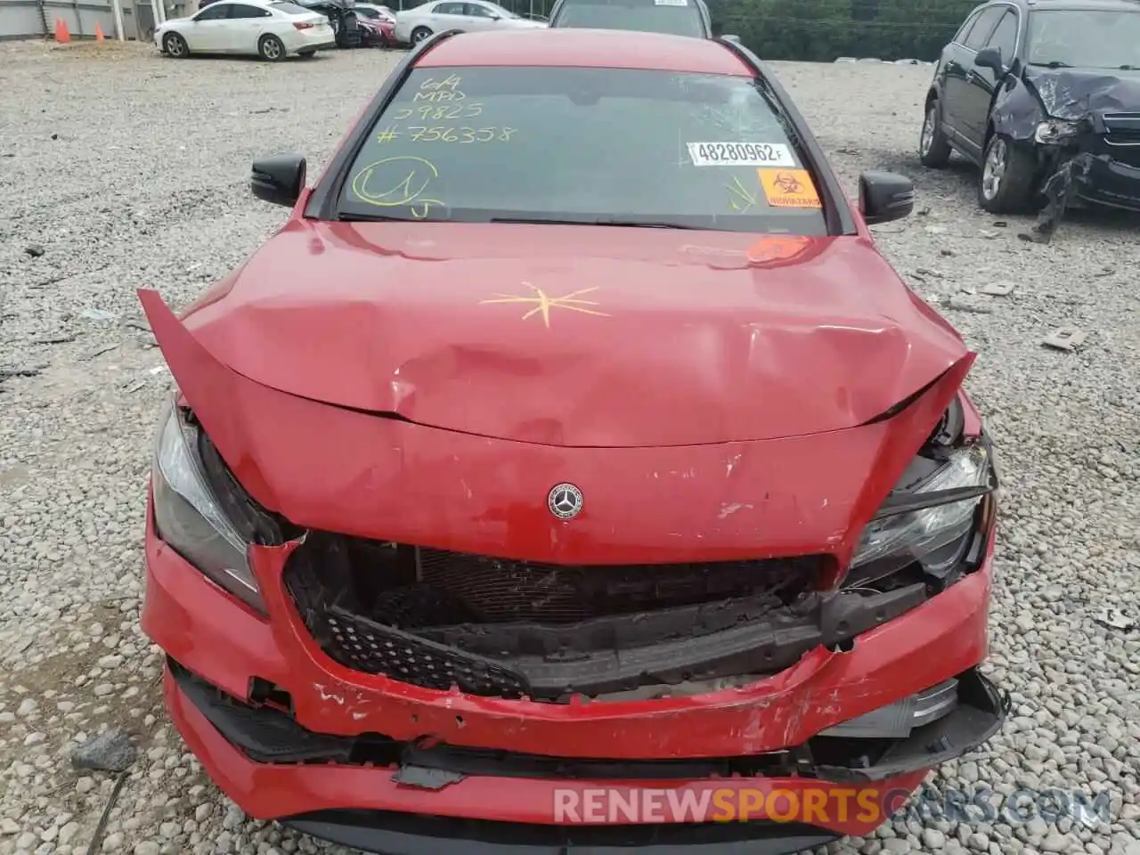 9 Photograph of a damaged car WDDSJ4EB3KN756358 MERCEDES-BENZ CLA-CLASS 2019