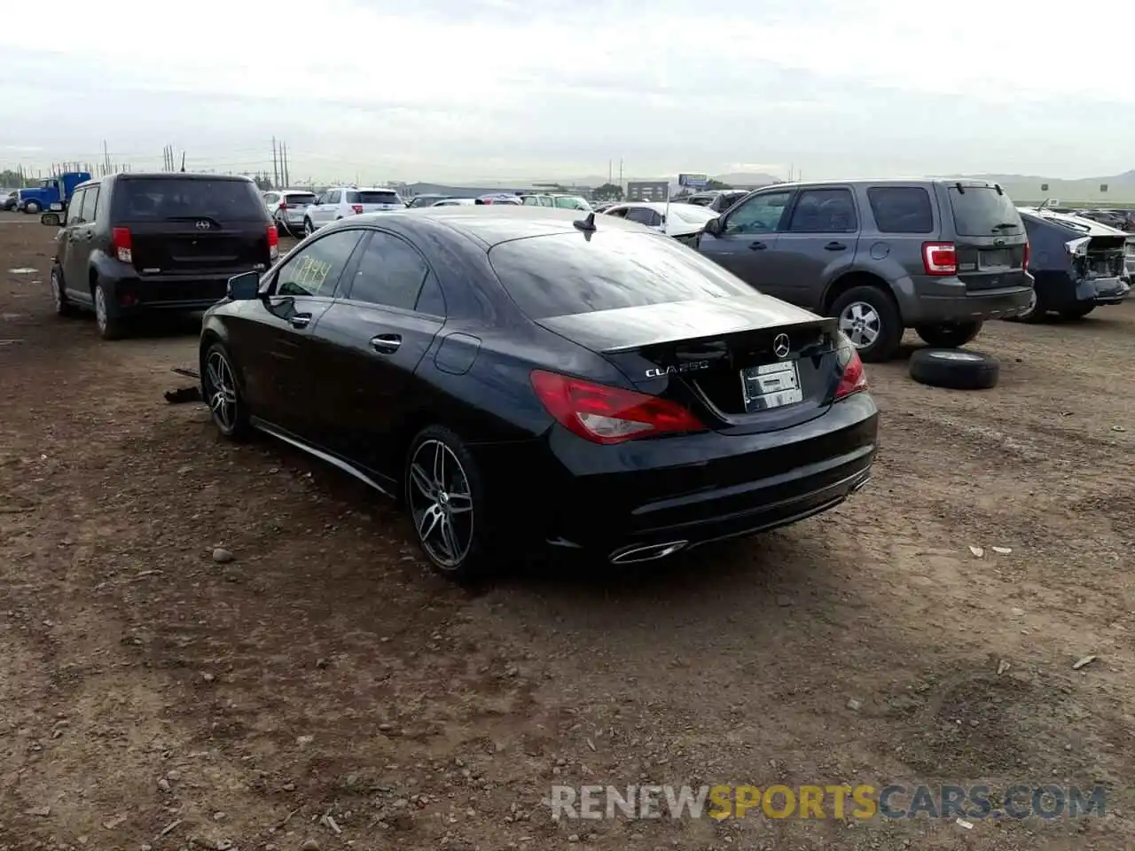 3 Photograph of a damaged car WDDSJ4EB3KN772379 MERCEDES-BENZ CLA-CLASS 2019