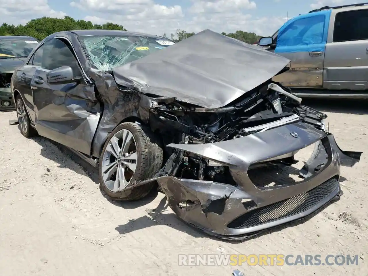 1 Photograph of a damaged car WDDSJ4EB3KN776383 MERCEDES-BENZ CLA-CLASS 2019