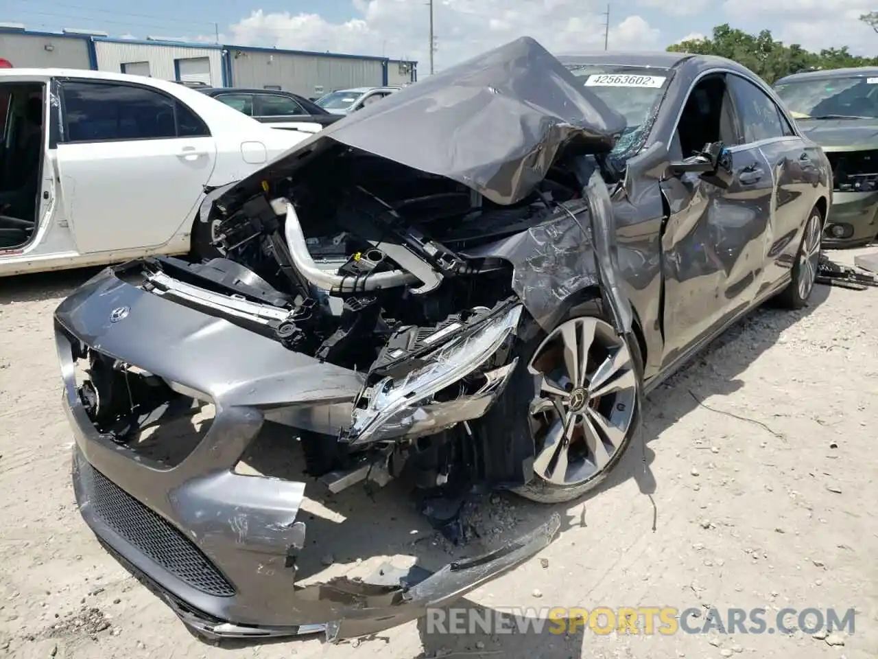 2 Photograph of a damaged car WDDSJ4EB3KN776383 MERCEDES-BENZ CLA-CLASS 2019