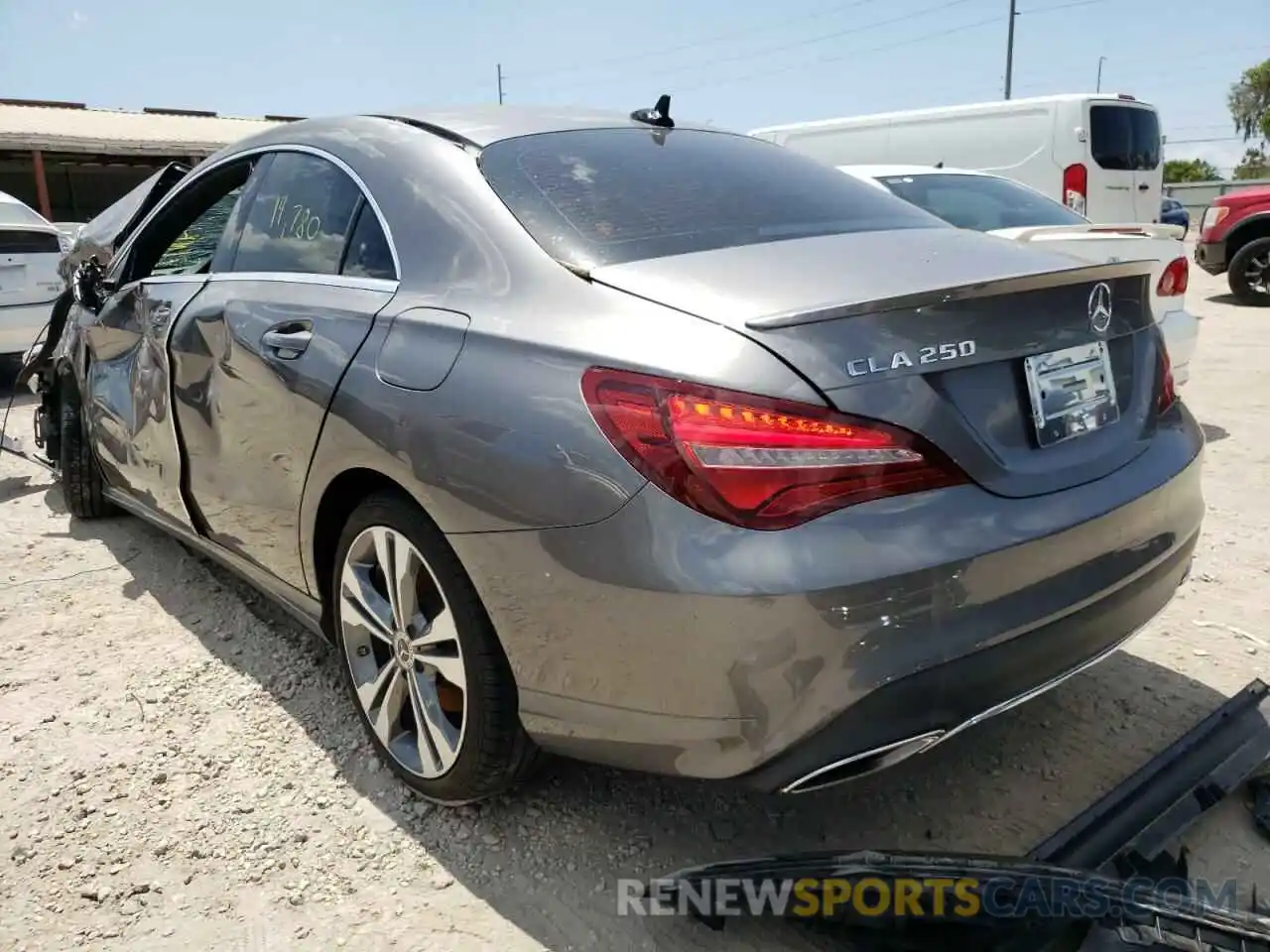 3 Photograph of a damaged car WDDSJ4EB3KN776383 MERCEDES-BENZ CLA-CLASS 2019