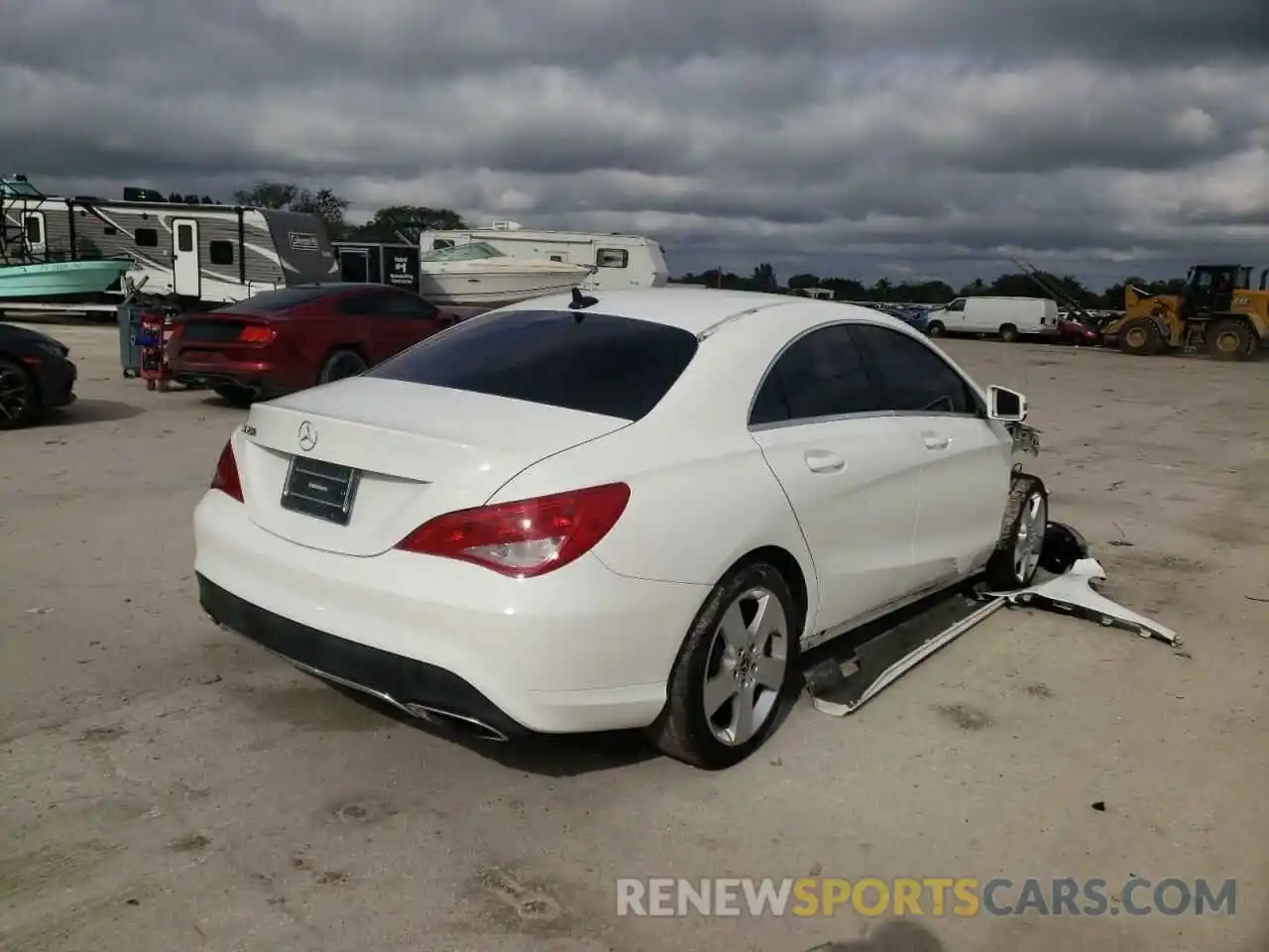 4 Photograph of a damaged car WDDSJ4EB4KN691228 MERCEDES-BENZ CLA-CLASS 2019