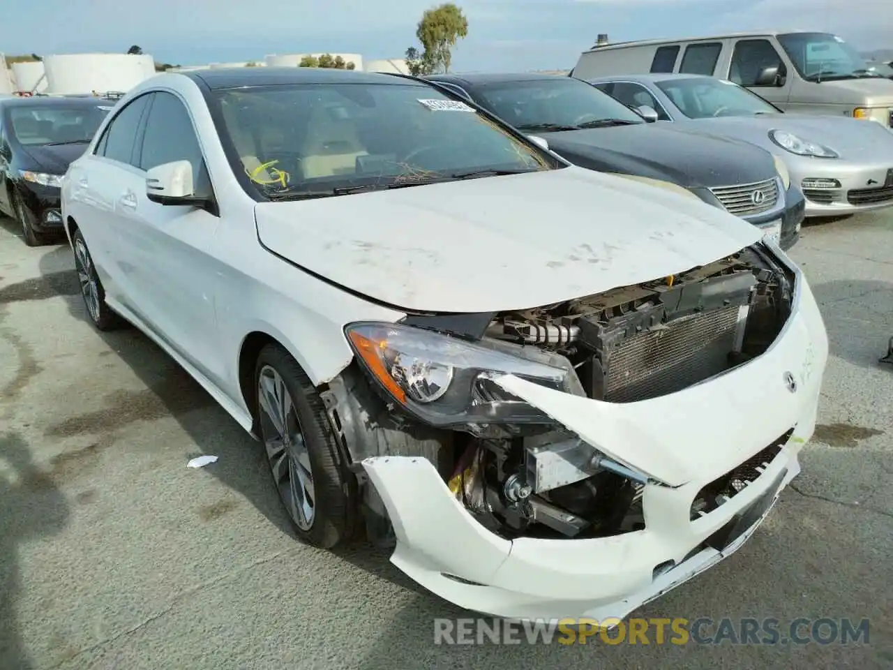 1 Photograph of a damaged car WDDSJ4EB4KN719139 MERCEDES-BENZ CLA-CLASS 2019