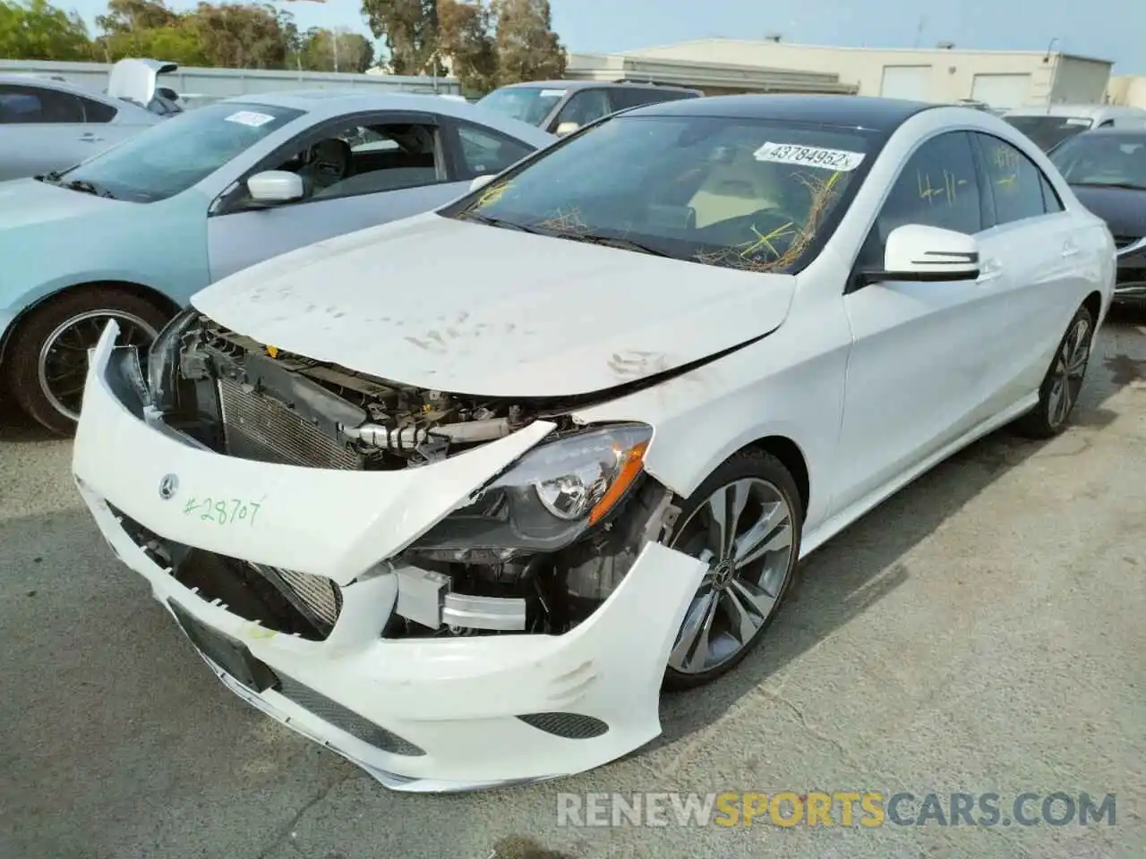 2 Photograph of a damaged car WDDSJ4EB4KN719139 MERCEDES-BENZ CLA-CLASS 2019