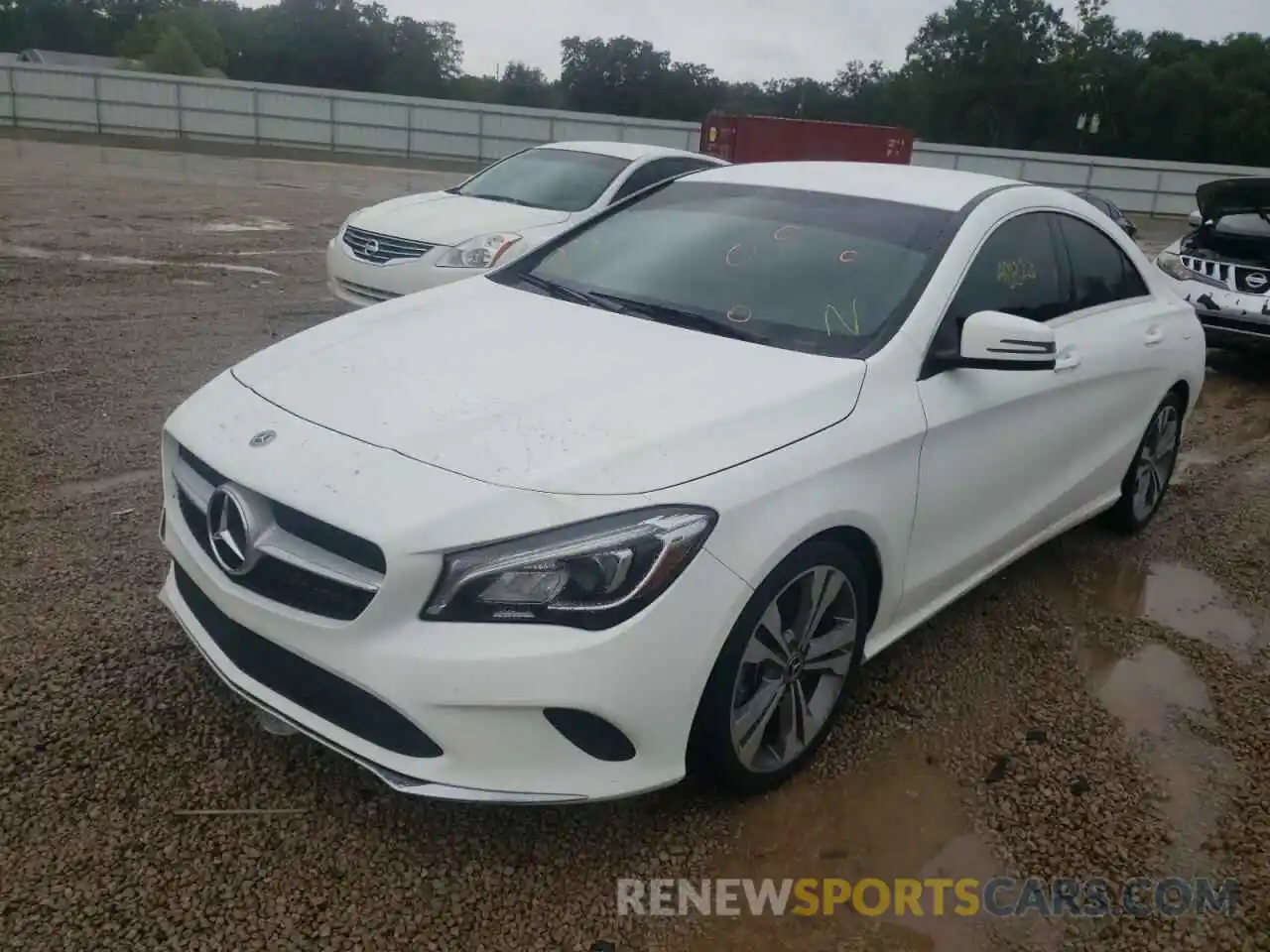 2 Photograph of a damaged car WDDSJ4EB4KN725278 MERCEDES-BENZ CLA-CLASS 2019