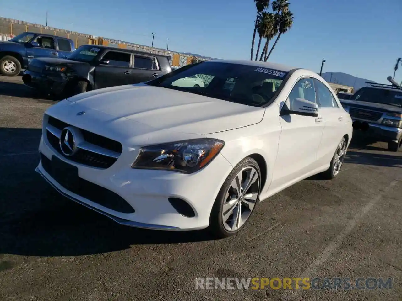 2 Photograph of a damaged car WDDSJ4EB4KN751282 MERCEDES-BENZ CLA-CLASS 2019