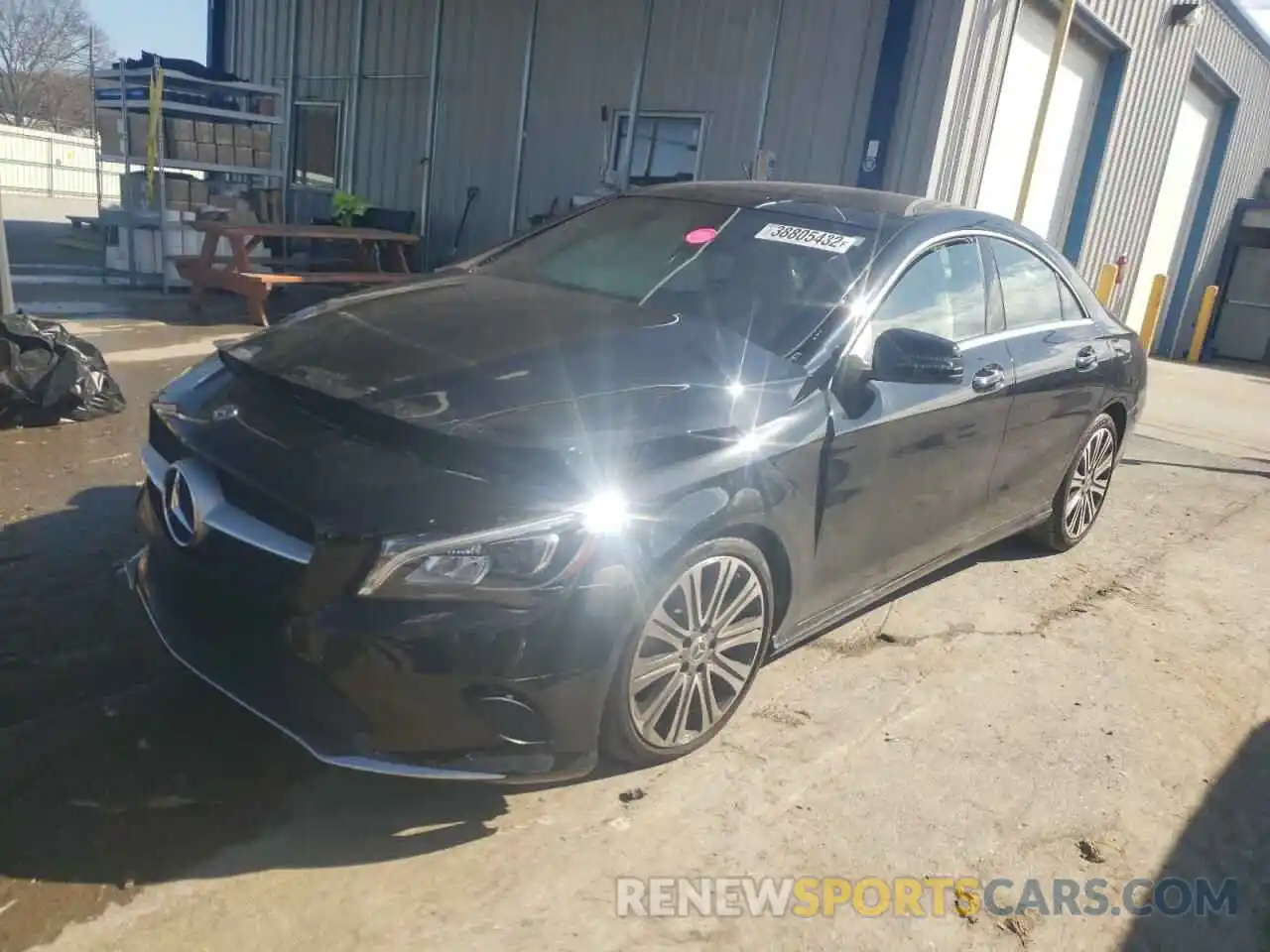 2 Photograph of a damaged car WDDSJ4EB4KN768941 MERCEDES-BENZ CLA-CLASS 2019