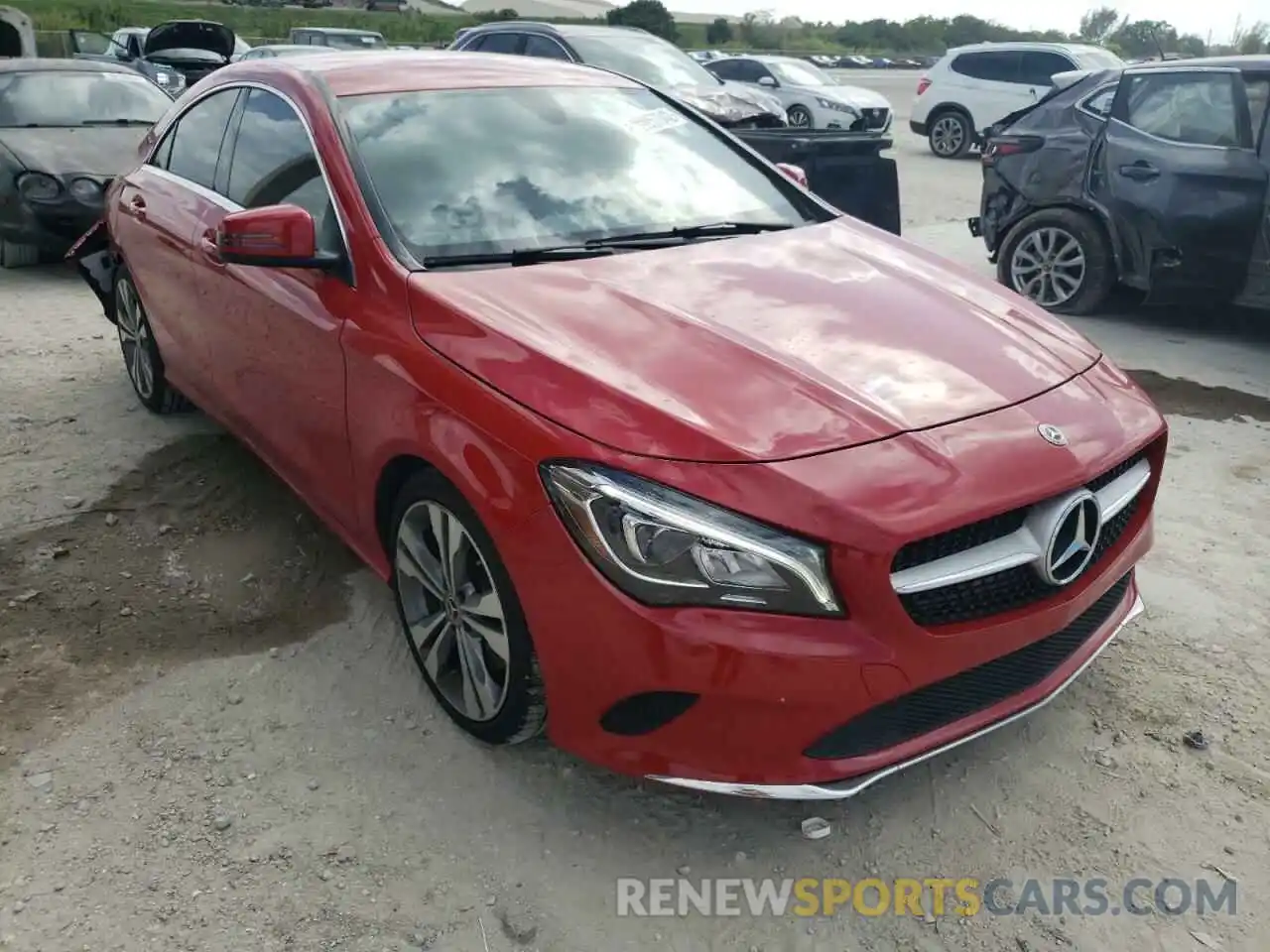 1 Photograph of a damaged car WDDSJ4EB4KN776294 MERCEDES-BENZ CLA-CLASS 2019