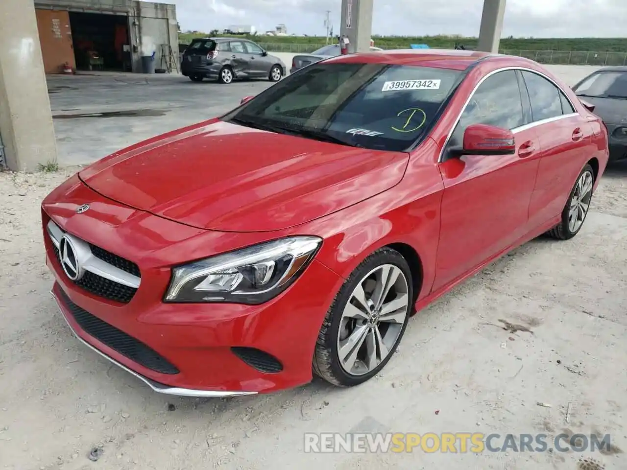 2 Photograph of a damaged car WDDSJ4EB4KN776294 MERCEDES-BENZ CLA-CLASS 2019