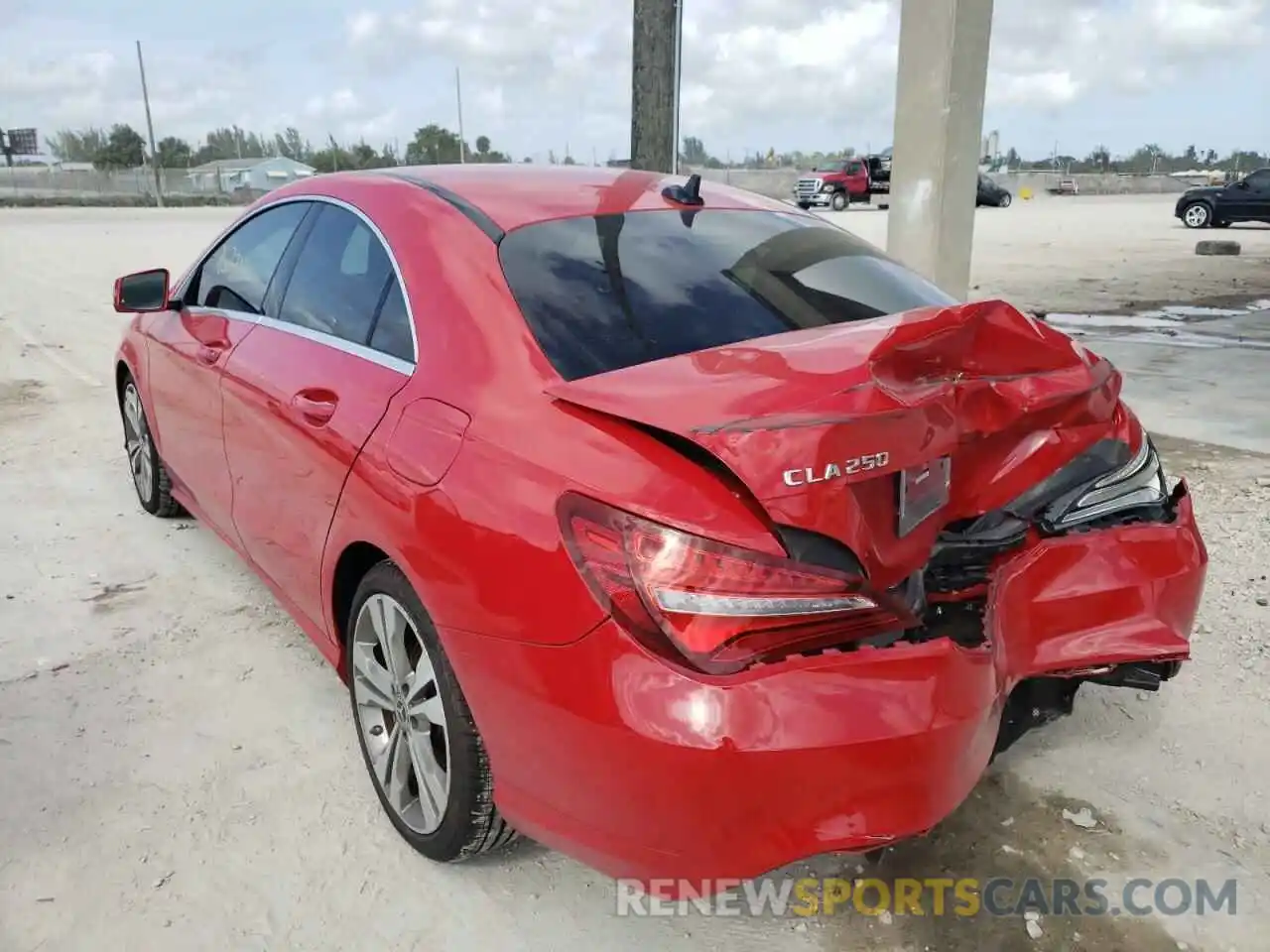 3 Photograph of a damaged car WDDSJ4EB4KN776294 MERCEDES-BENZ CLA-CLASS 2019