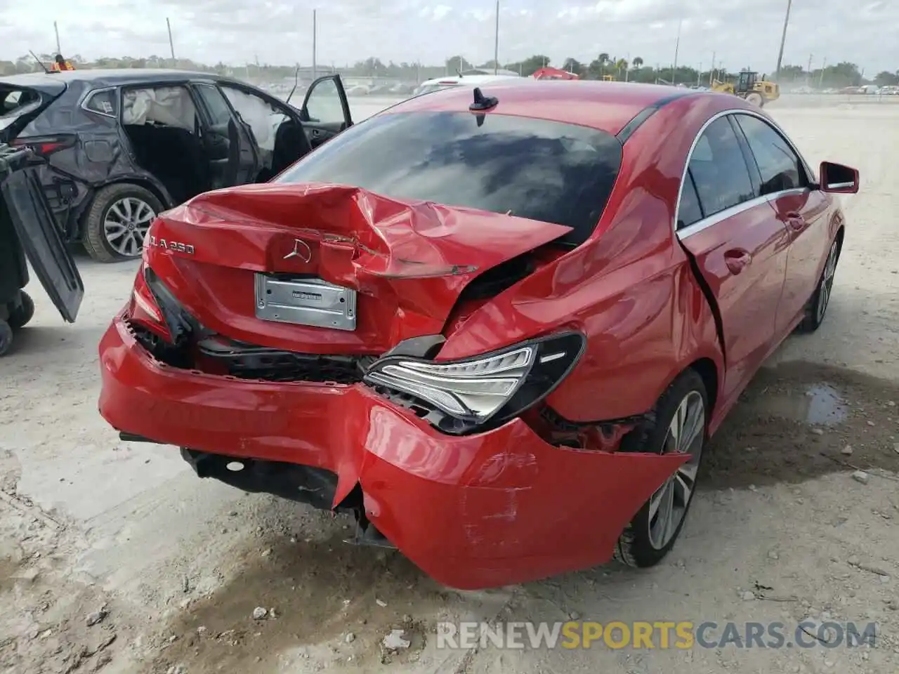 4 Photograph of a damaged car WDDSJ4EB4KN776294 MERCEDES-BENZ CLA-CLASS 2019