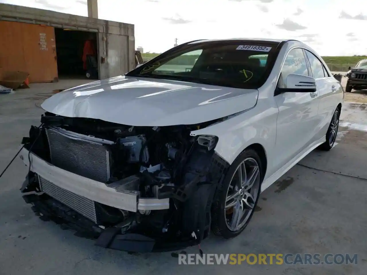 2 Photograph of a damaged car WDDSJ4EB5KN699368 MERCEDES-BENZ CLA-CLASS 2019