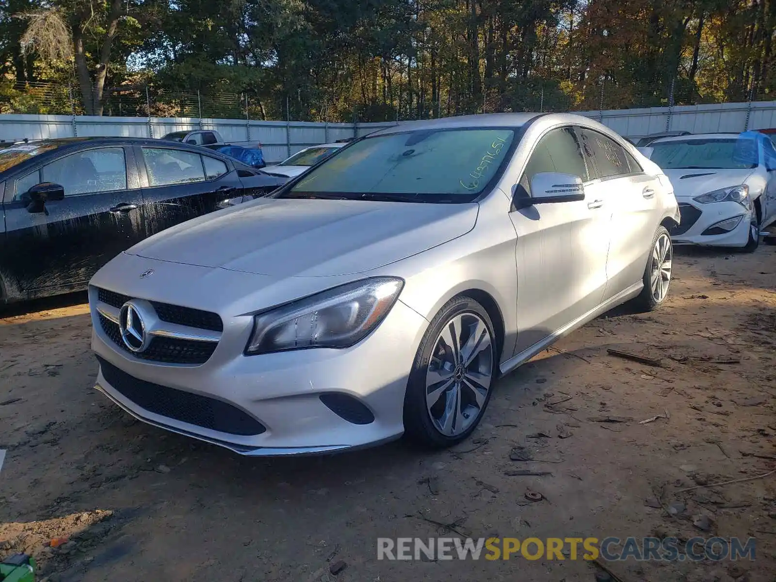 2 Photograph of a damaged car WDDSJ4EB5KN705041 MERCEDES-BENZ CLA-CLASS 2019