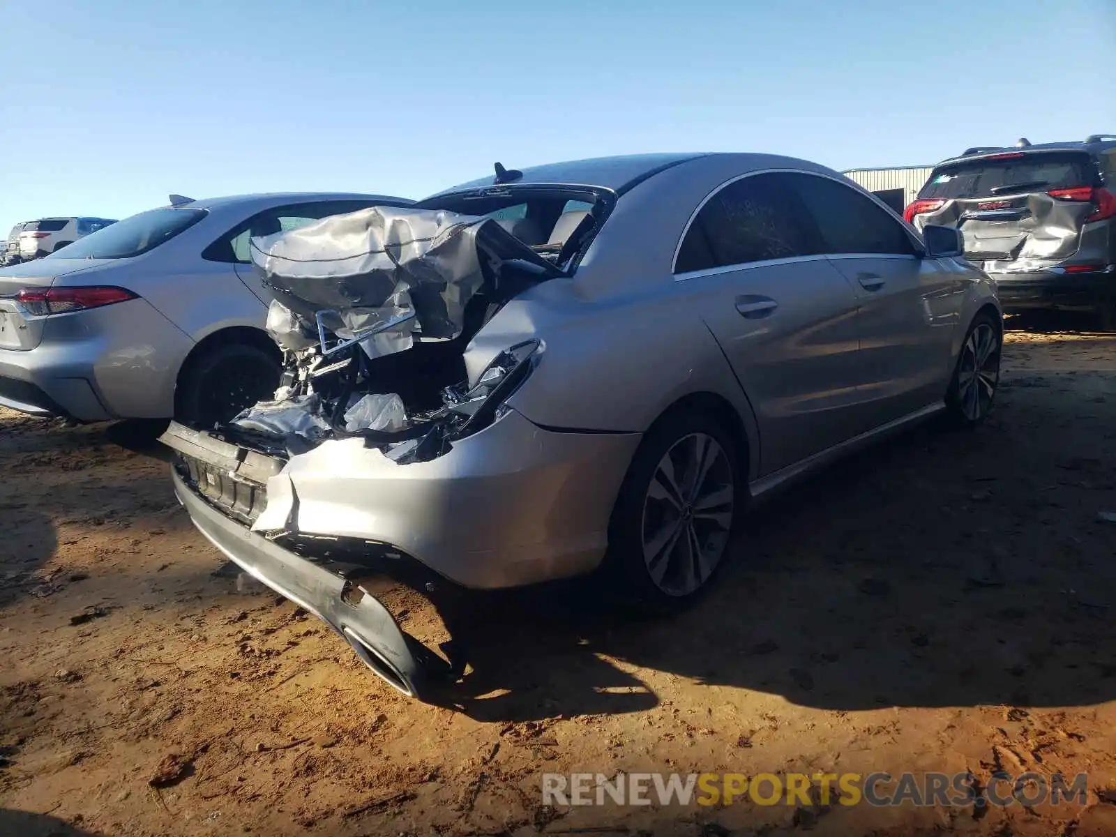 4 Photograph of a damaged car WDDSJ4EB5KN705041 MERCEDES-BENZ CLA-CLASS 2019