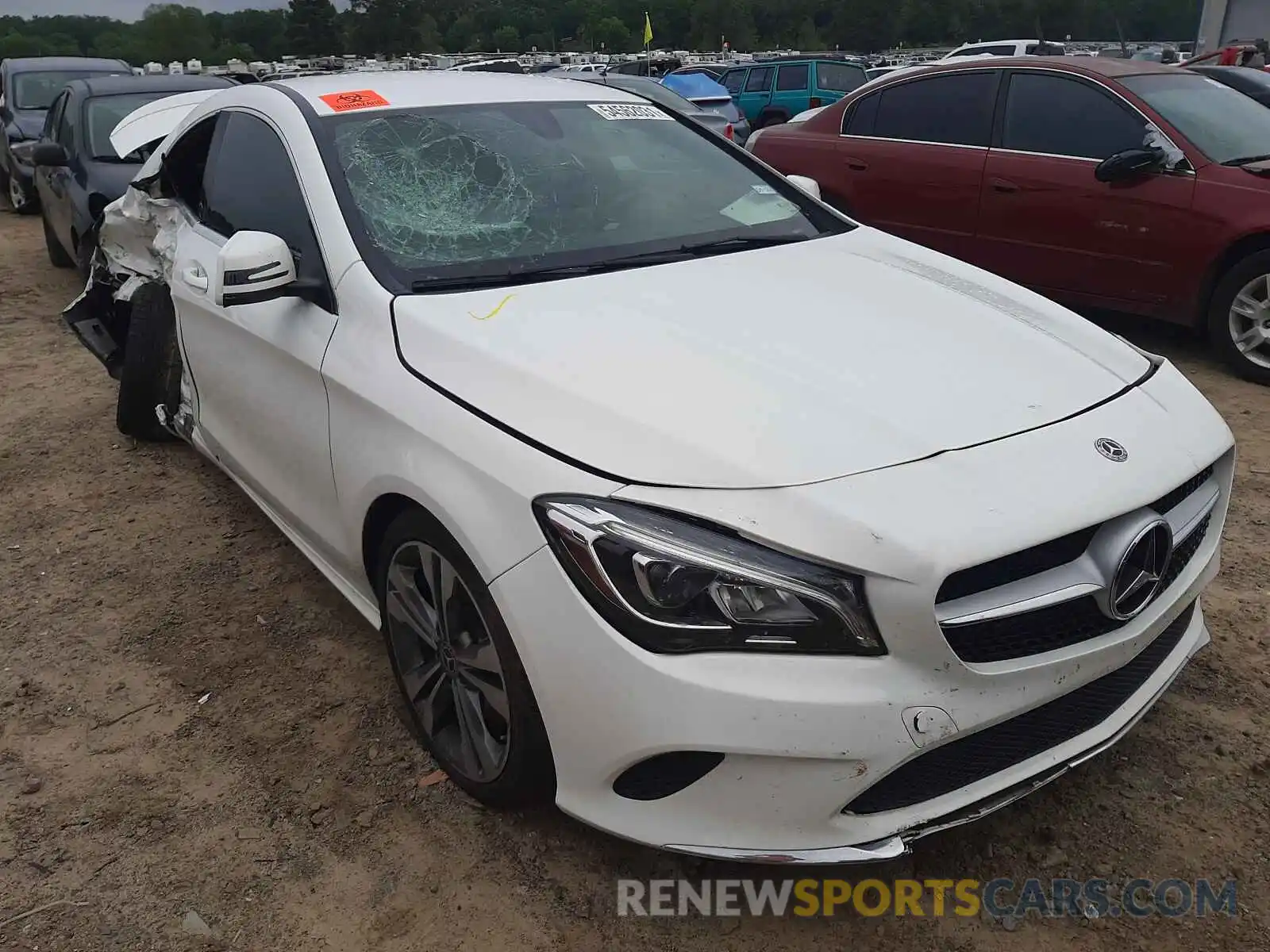 1 Photograph of a damaged car WDDSJ4EB5KN708103 MERCEDES-BENZ CLA-CLASS 2019