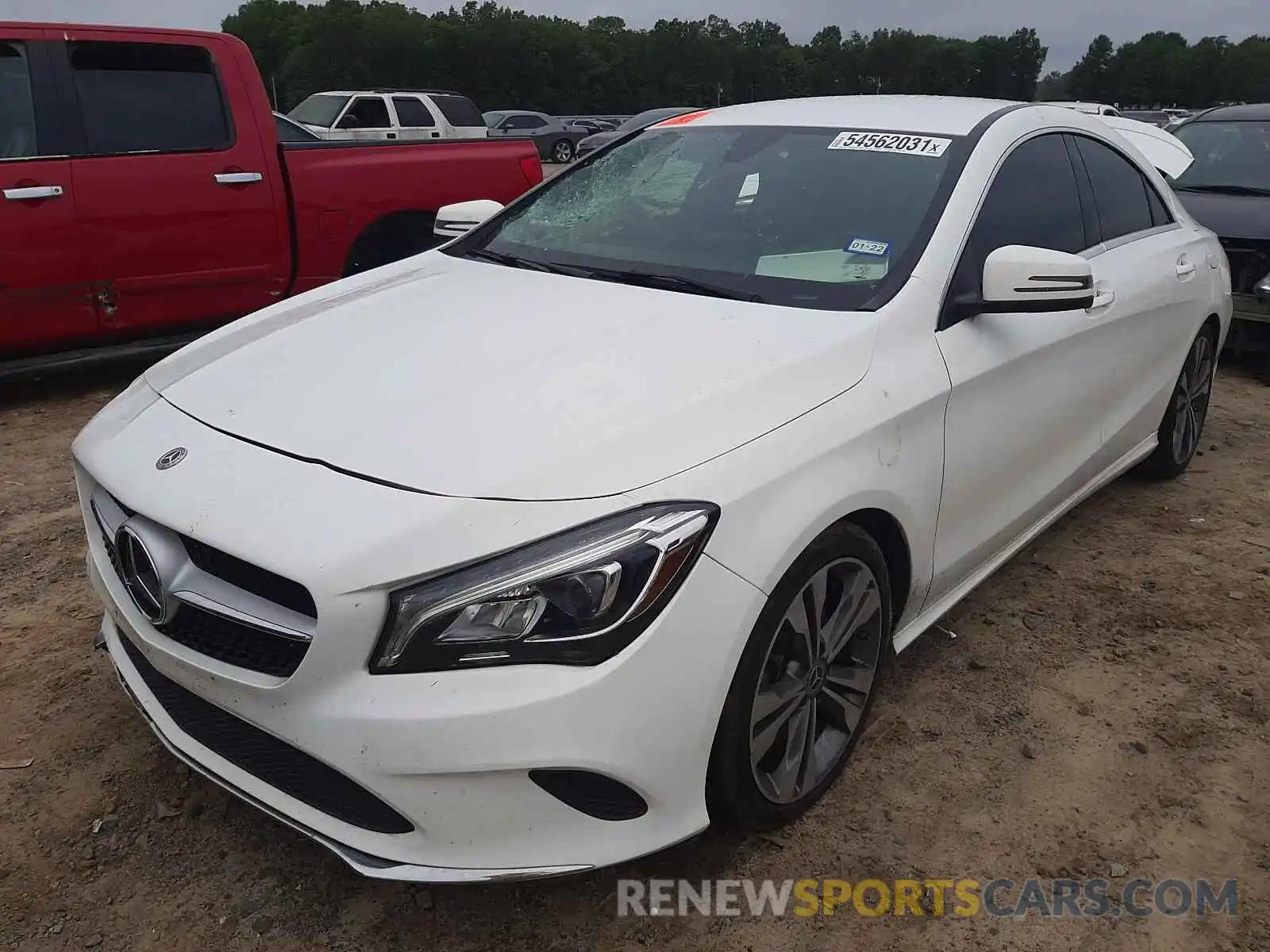 2 Photograph of a damaged car WDDSJ4EB5KN708103 MERCEDES-BENZ CLA-CLASS 2019