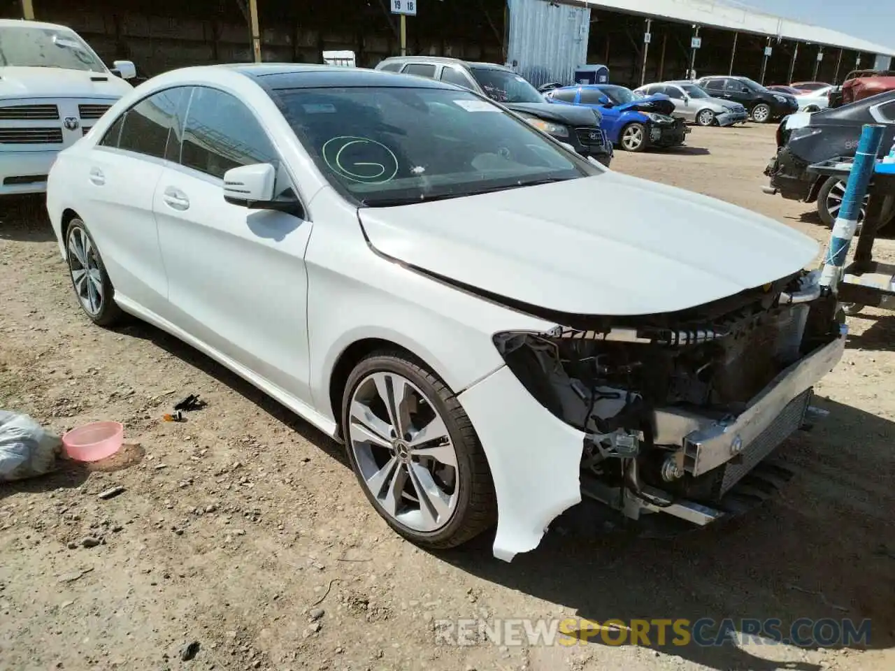 1 Photograph of a damaged car WDDSJ4EB5KN713608 MERCEDES-BENZ CLA-CLASS 2019