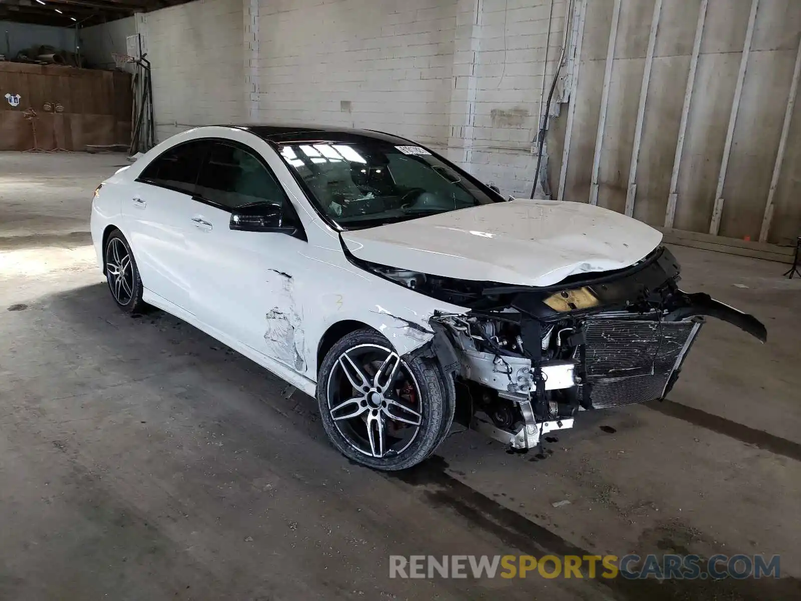 1 Photograph of a damaged car WDDSJ4EB5KN728772 MERCEDES-BENZ CLA-CLASS 2019