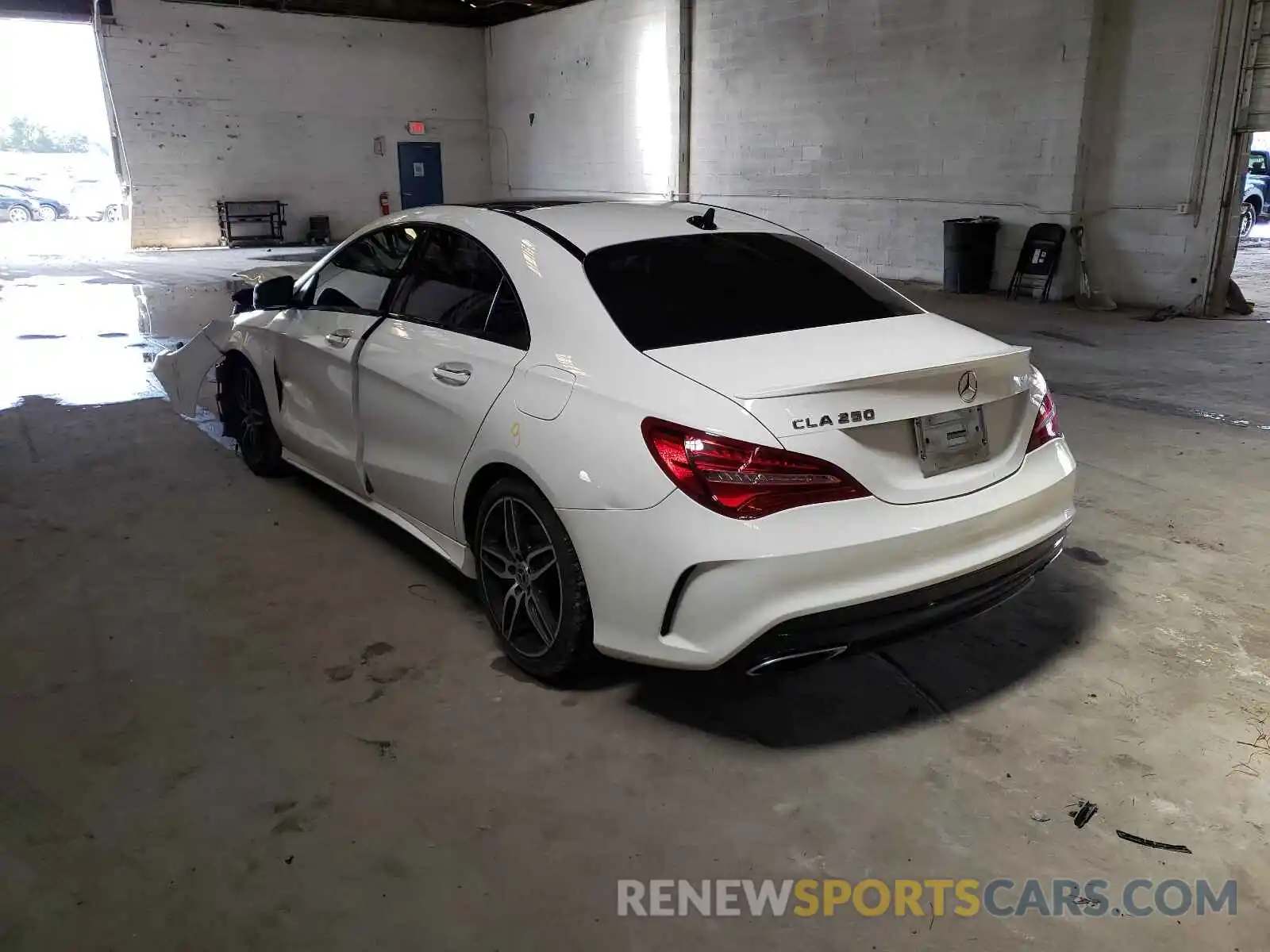 3 Photograph of a damaged car WDDSJ4EB5KN728772 MERCEDES-BENZ CLA-CLASS 2019