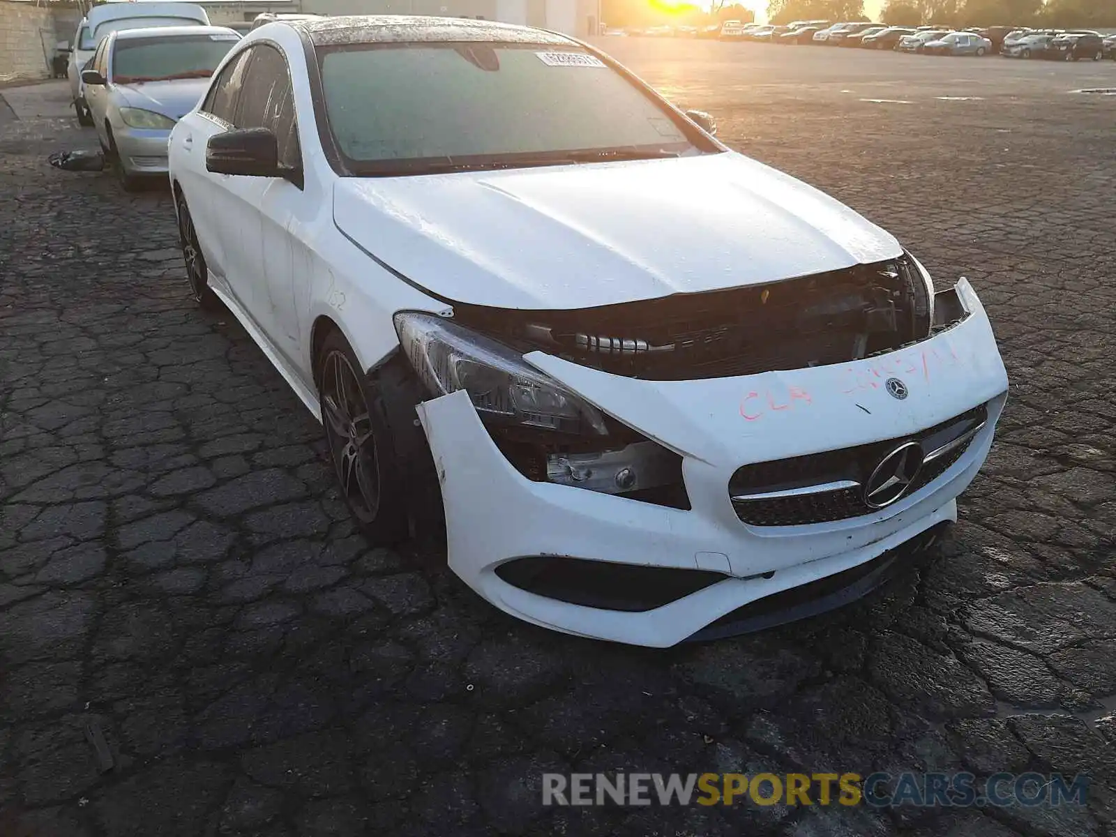 1 Photograph of a damaged car WDDSJ4EB5KN740078 MERCEDES-BENZ CLA-CLASS 2019