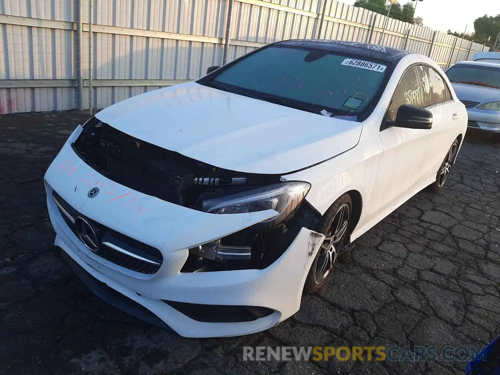 2 Photograph of a damaged car WDDSJ4EB5KN740078 MERCEDES-BENZ CLA-CLASS 2019