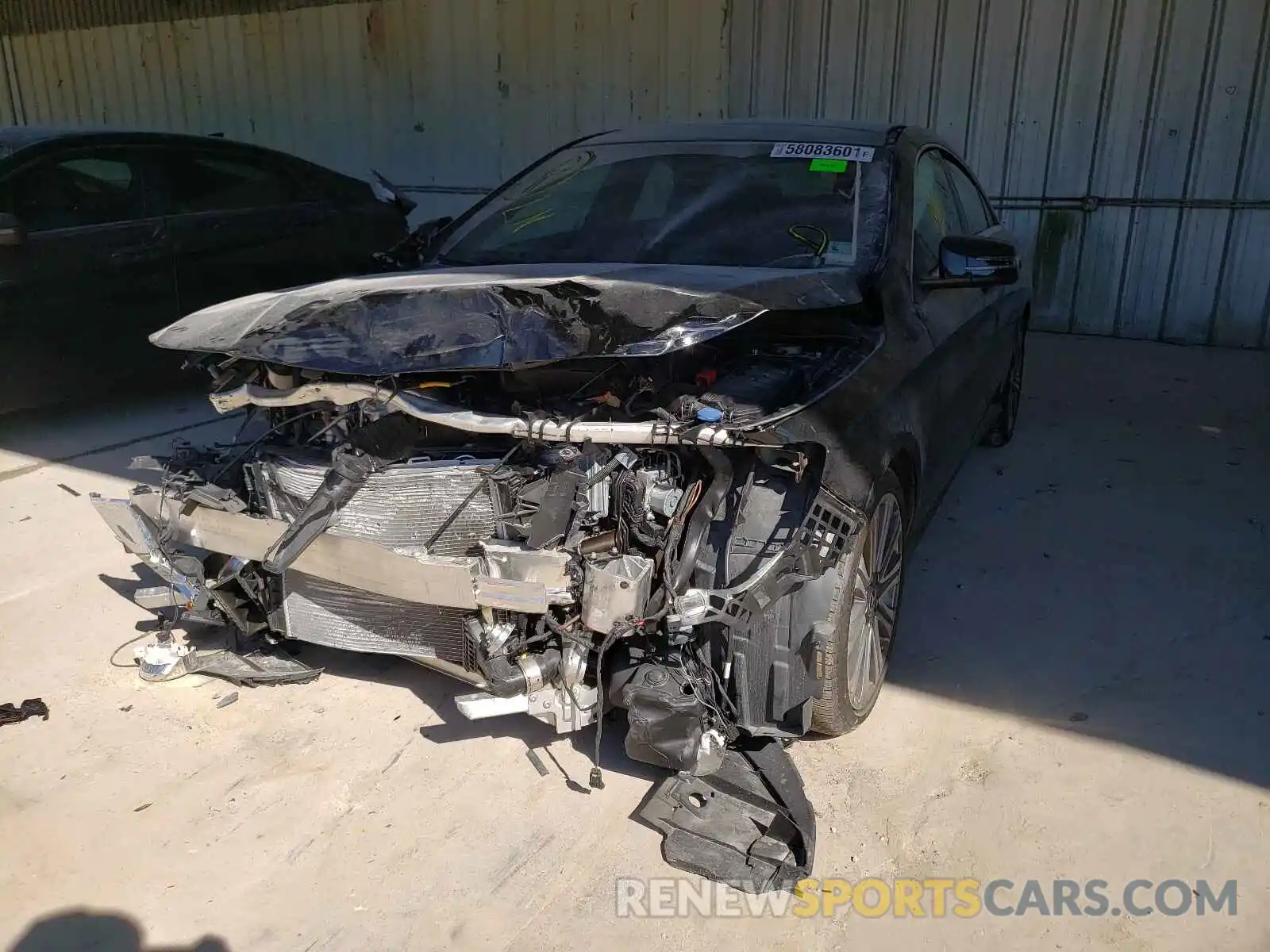 2 Photograph of a damaged car WDDSJ4EB5KN746057 MERCEDES-BENZ CLA-CLASS 2019