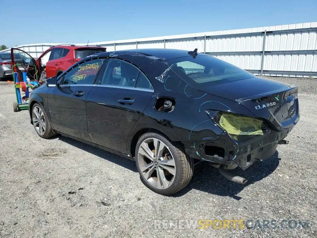 3 Photograph of a damaged car WDDSJ4EB5KN747922 MERCEDES-BENZ CLA-CLASS 2019