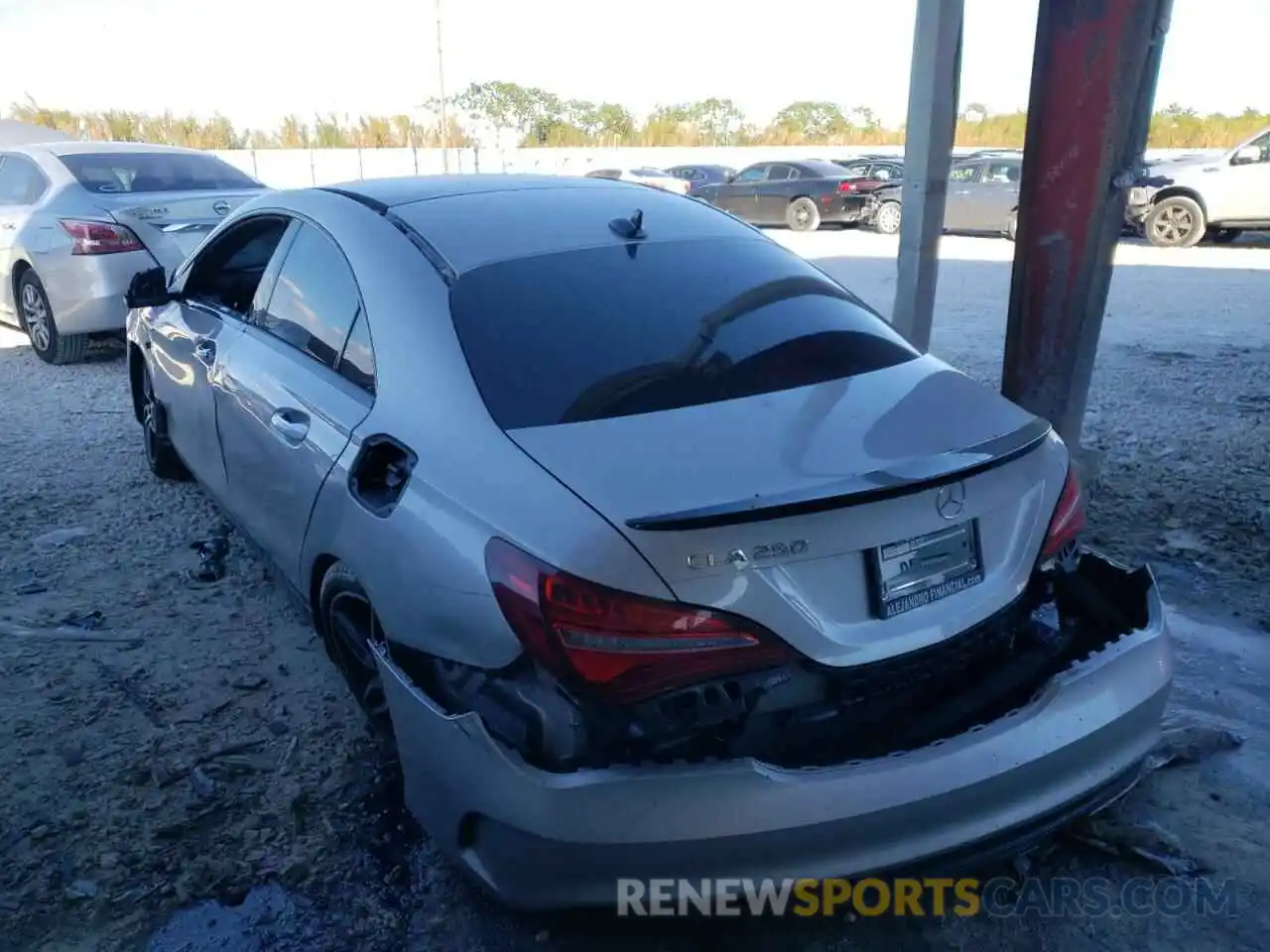 3 Photograph of a damaged car WDDSJ4EB5KN748486 MERCEDES-BENZ CLA-CLASS 2019