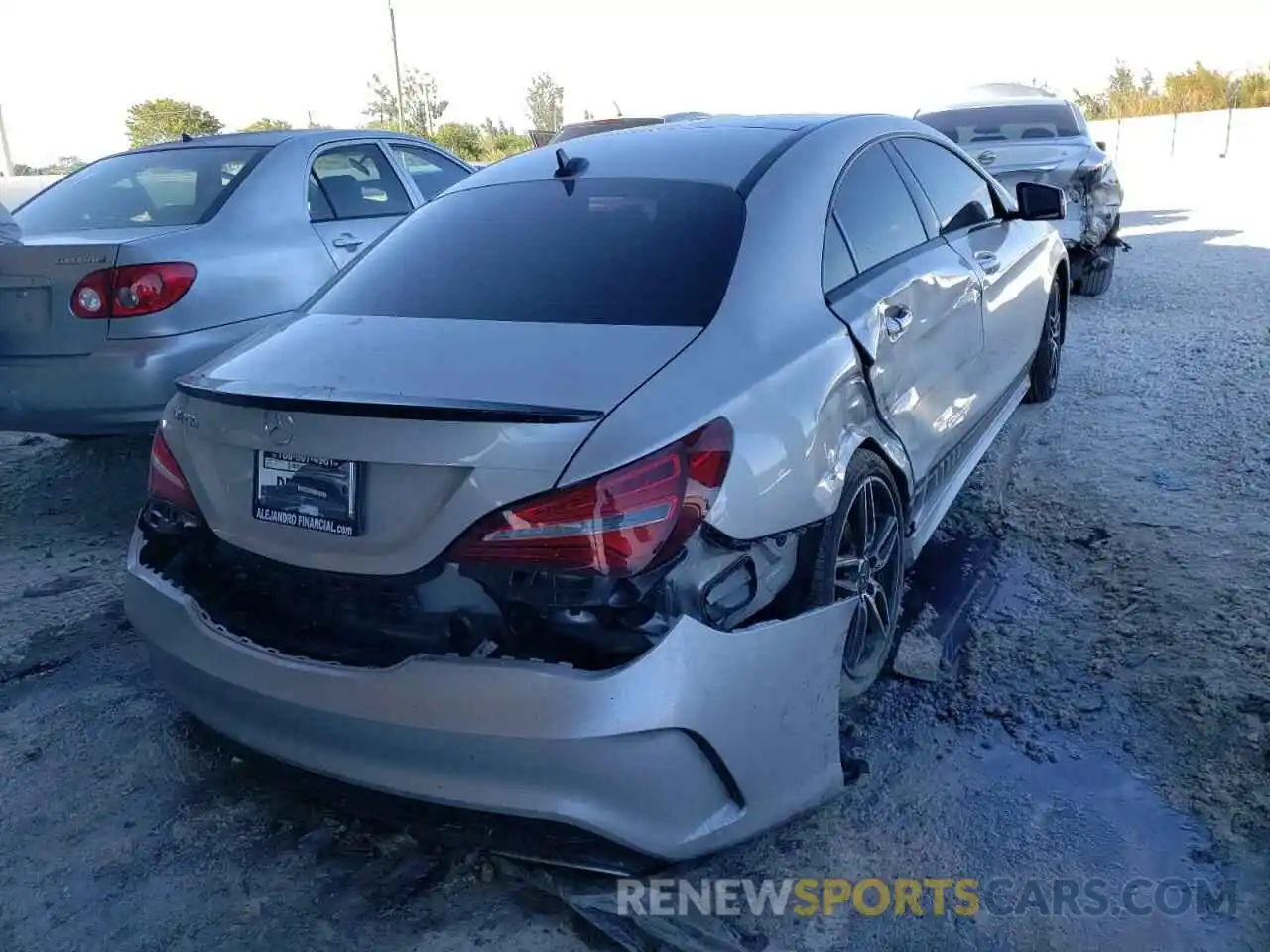 4 Photograph of a damaged car WDDSJ4EB5KN748486 MERCEDES-BENZ CLA-CLASS 2019