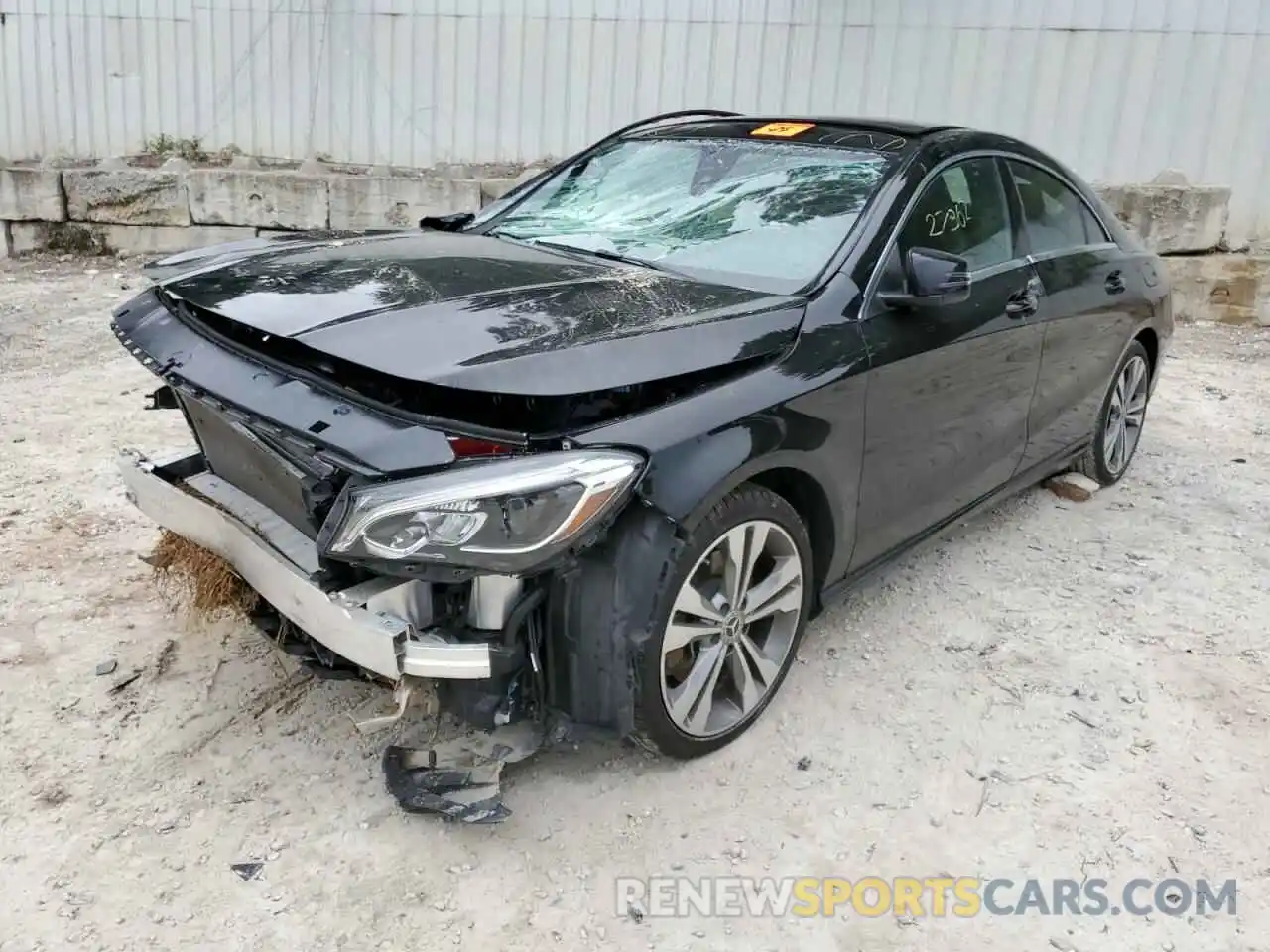 2 Photograph of a damaged car WDDSJ4EB5KN775221 MERCEDES-BENZ CLA-CLASS 2019