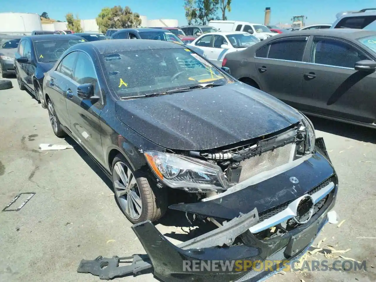 1 Photograph of a damaged car WDDSJ4EB6KN716209 MERCEDES-BENZ CLA-CLASS 2019