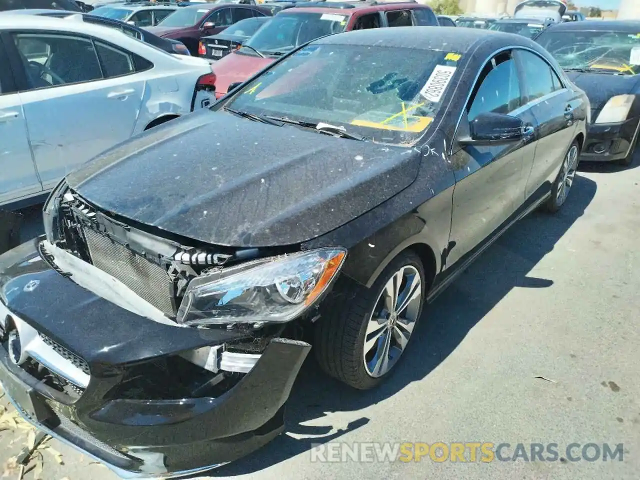 2 Photograph of a damaged car WDDSJ4EB6KN716209 MERCEDES-BENZ CLA-CLASS 2019