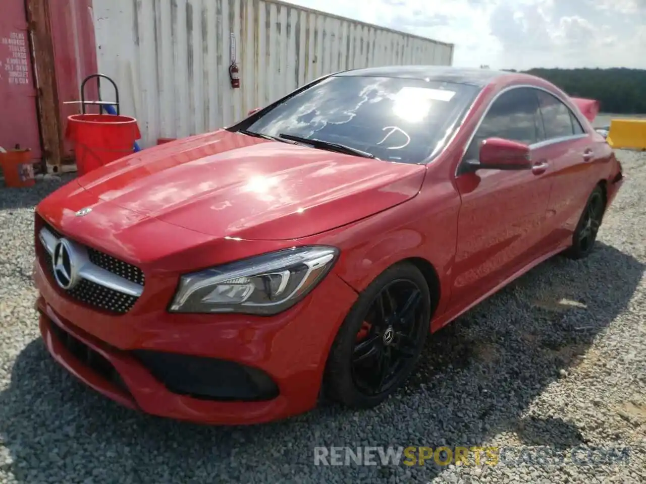 2 Photograph of a damaged car WDDSJ4EB6KN724519 MERCEDES-BENZ CLA-CLASS 2019