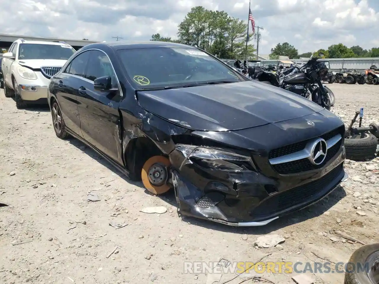 1 Photograph of a damaged car WDDSJ4EB6KN724861 MERCEDES-BENZ CLA-CLASS 2019