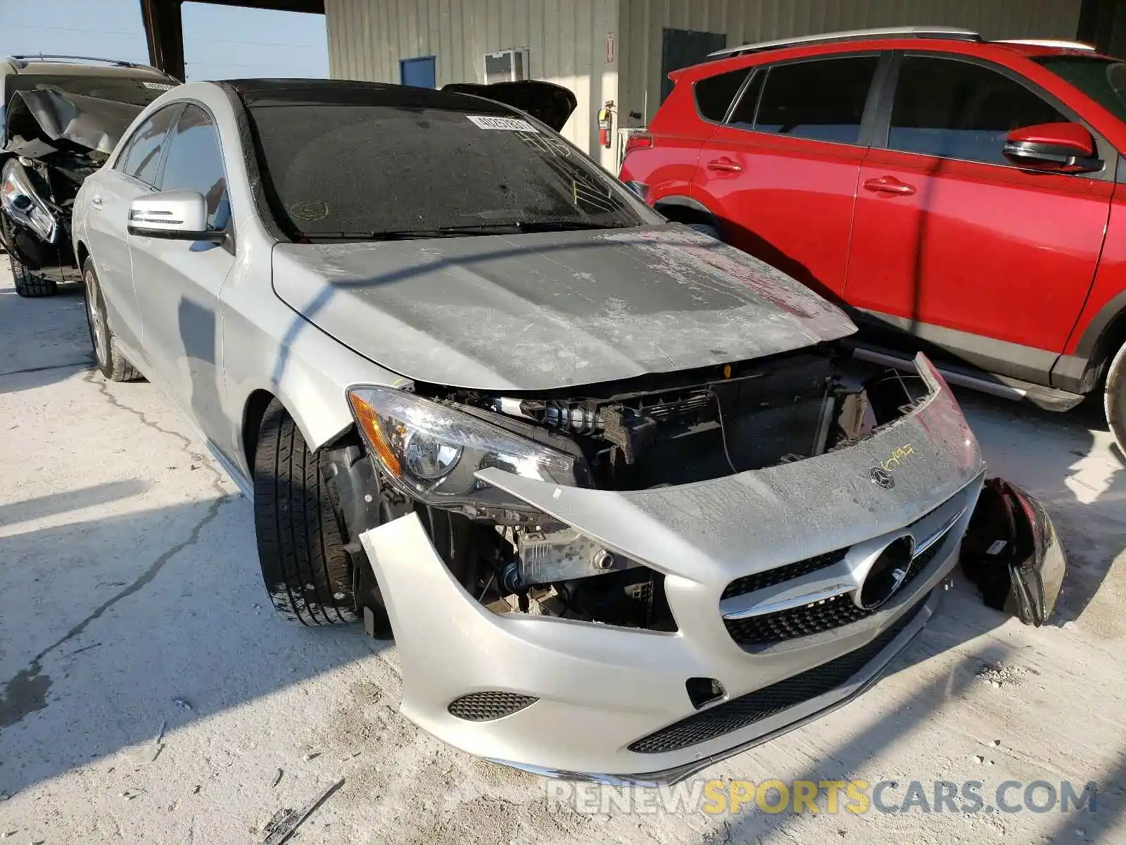 1 Photograph of a damaged car WDDSJ4EB6KN738467 MERCEDES-BENZ CLA-CLASS 2019