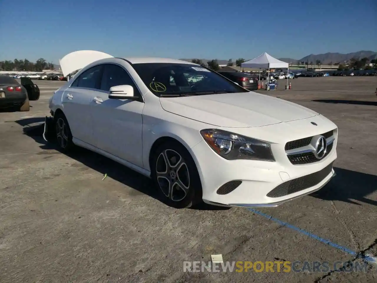 1 Photograph of a damaged car WDDSJ4EB6KN757309 MERCEDES-BENZ CLA-CLASS 2019