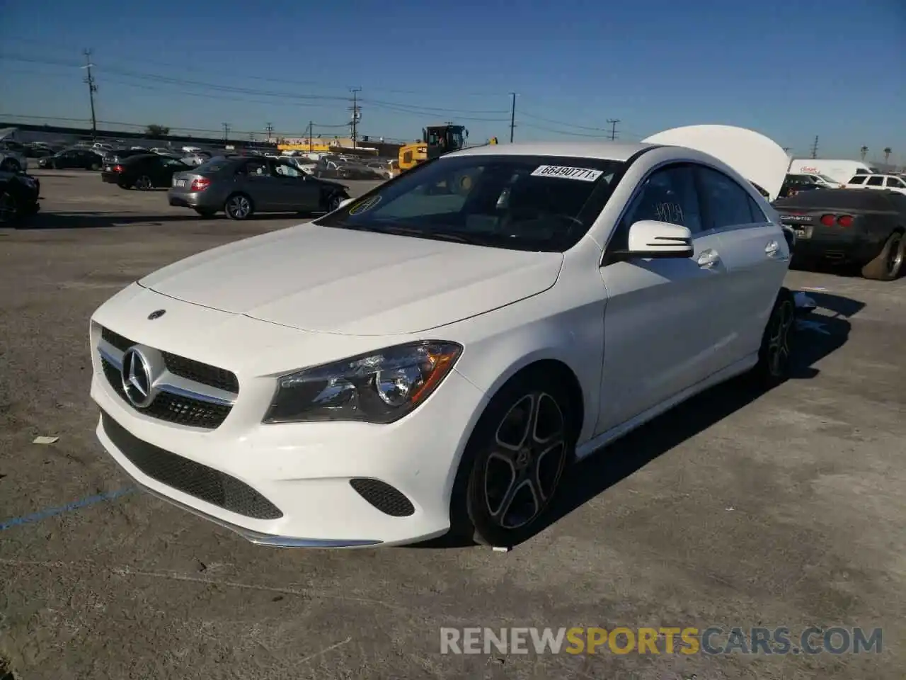 2 Photograph of a damaged car WDDSJ4EB6KN757309 MERCEDES-BENZ CLA-CLASS 2019