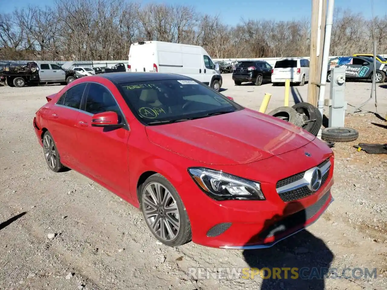 1 Фотография поврежденного автомобиля WDDSJ4EB7KN705543 MERCEDES-BENZ CLA-CLASS 2019