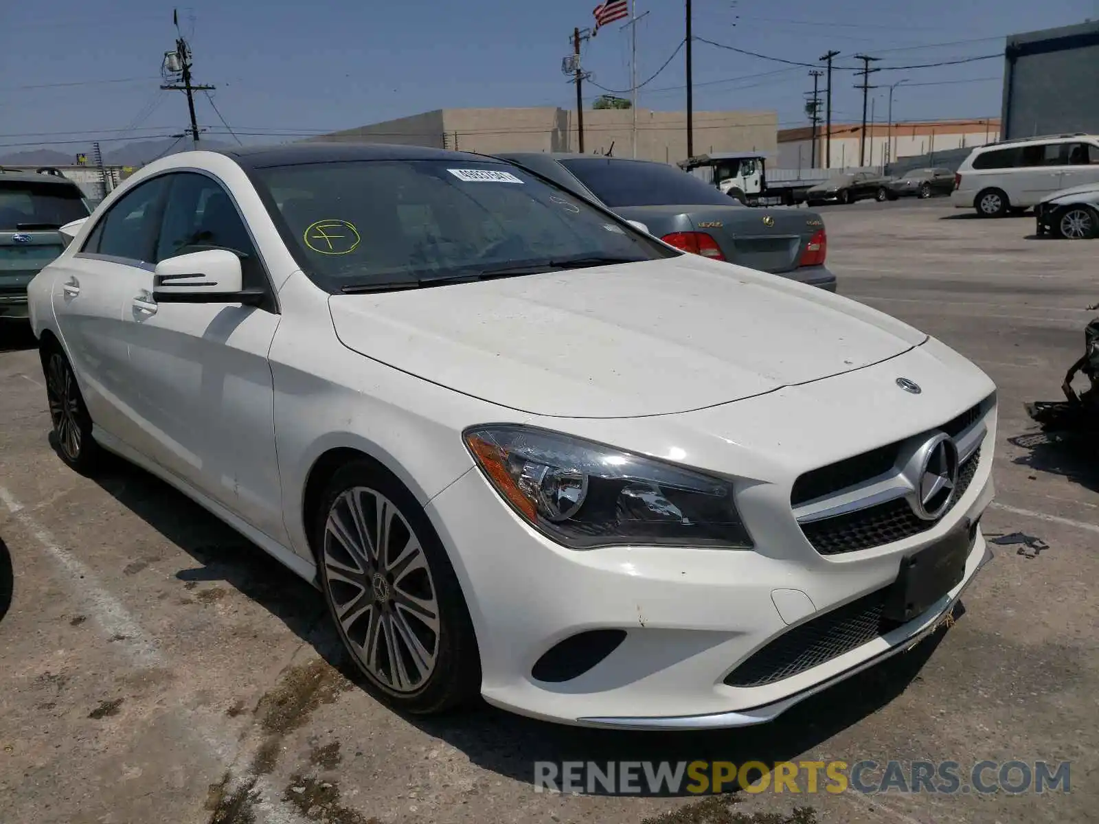 1 Photograph of a damaged car WDDSJ4EB7KN711374 MERCEDES-BENZ CLA-CLASS 2019