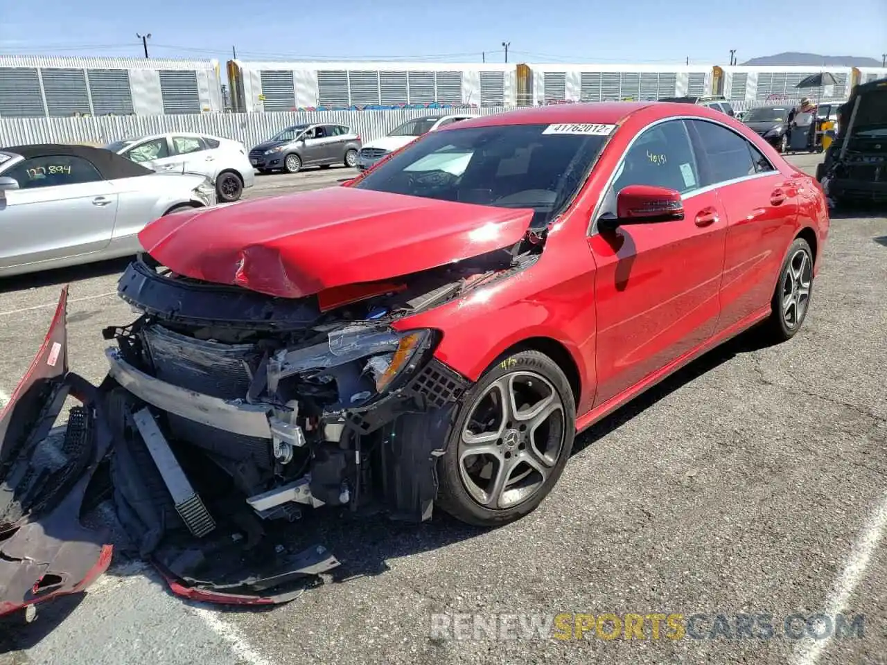 2 Photograph of a damaged car WDDSJ4EB7KN721922 MERCEDES-BENZ CLA-CLASS 2019