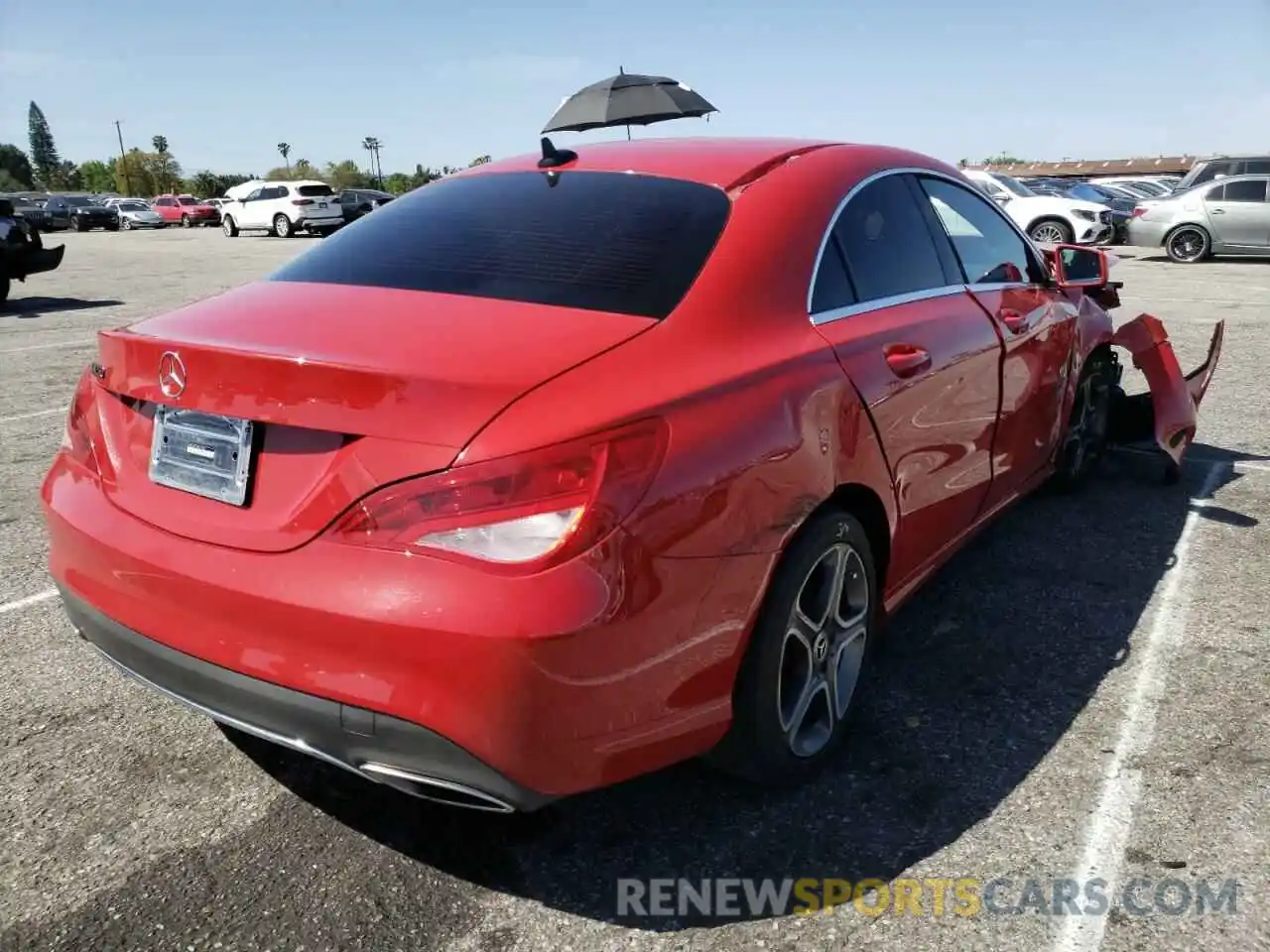 4 Photograph of a damaged car WDDSJ4EB7KN721922 MERCEDES-BENZ CLA-CLASS 2019