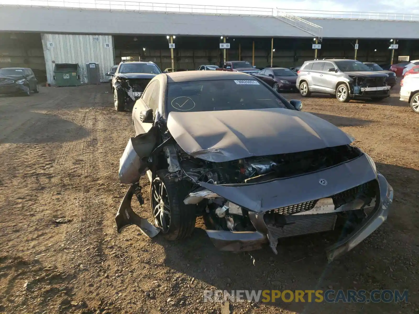 1 Photograph of a damaged car WDDSJ4EB7KN723007 MERCEDES-BENZ CLA-CLASS 2019