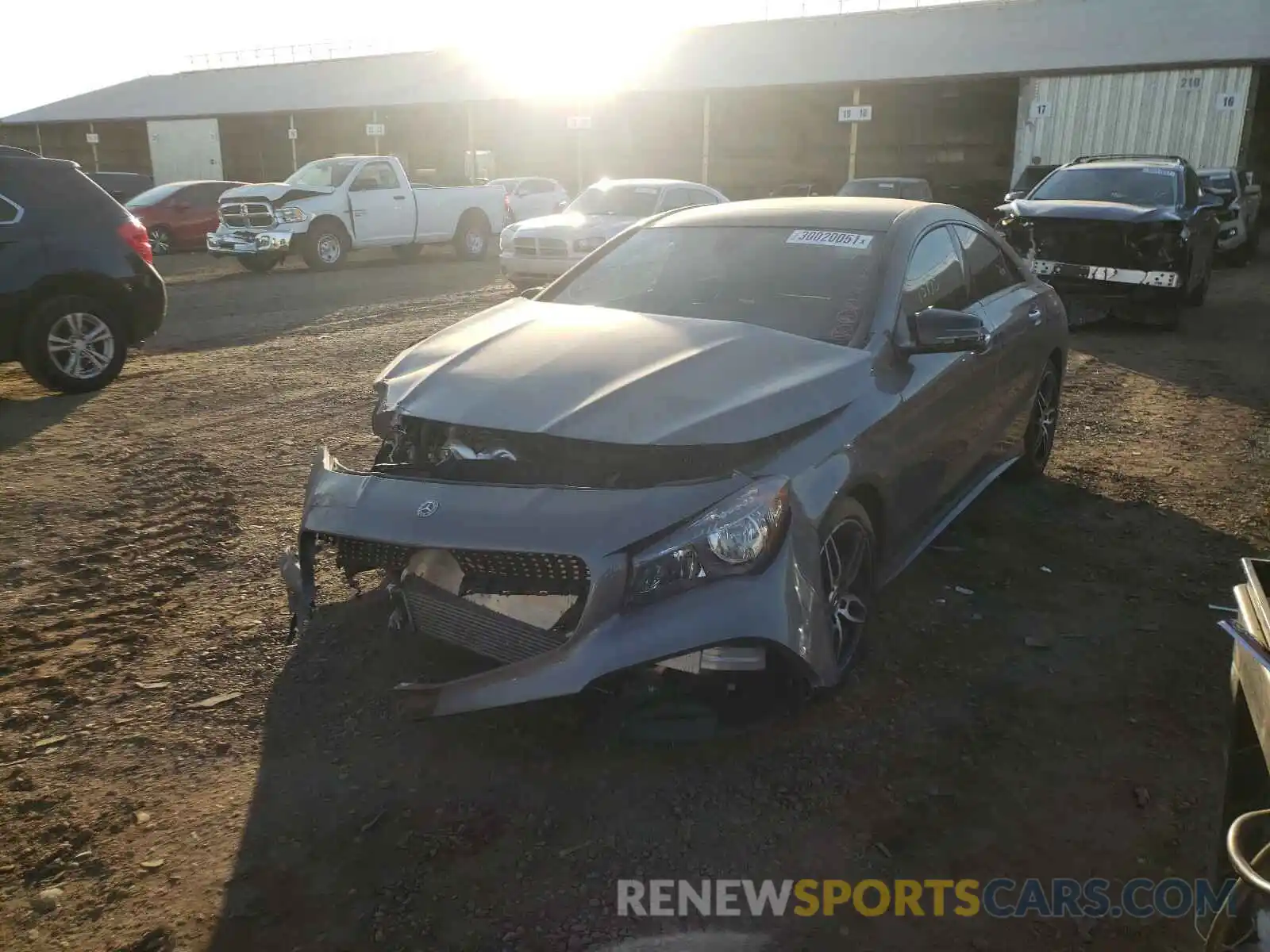 2 Photograph of a damaged car WDDSJ4EB7KN723007 MERCEDES-BENZ CLA-CLASS 2019