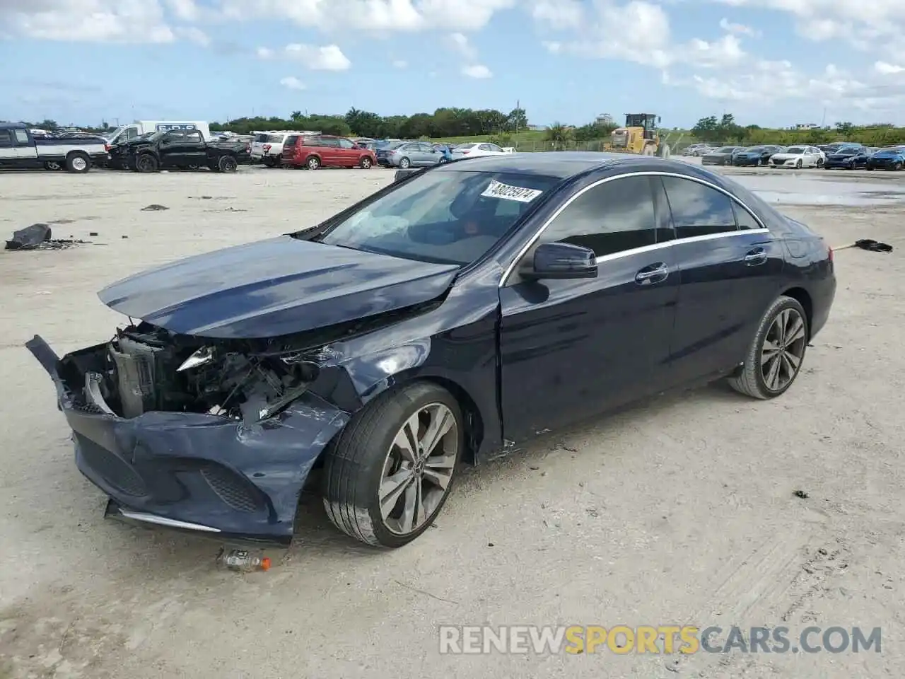 1 Photograph of a damaged car WDDSJ4EB7KN749607 MERCEDES-BENZ CLA-CLASS 2019